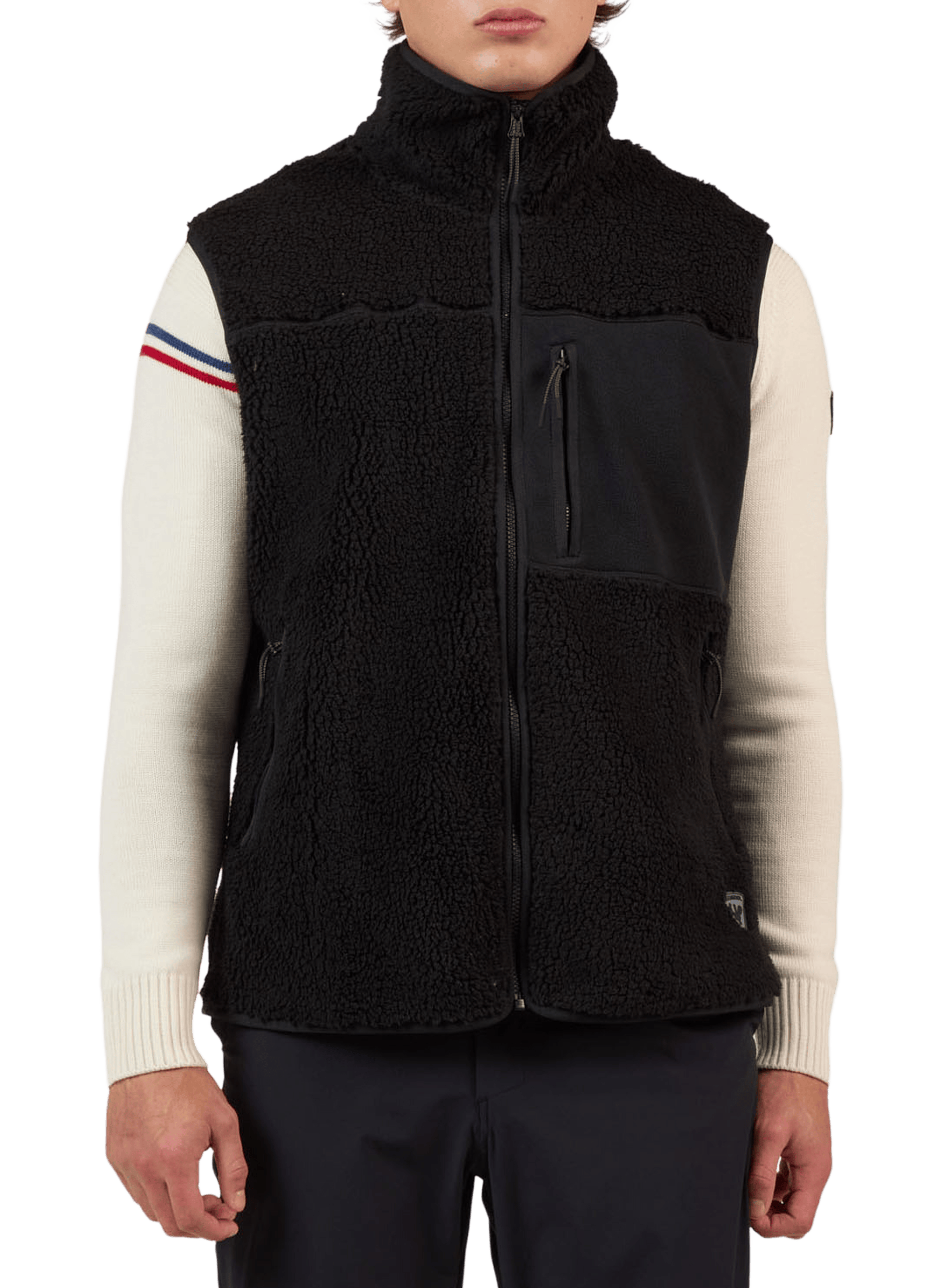 Veste sans manches à col montant ROSSIGNOL Noir