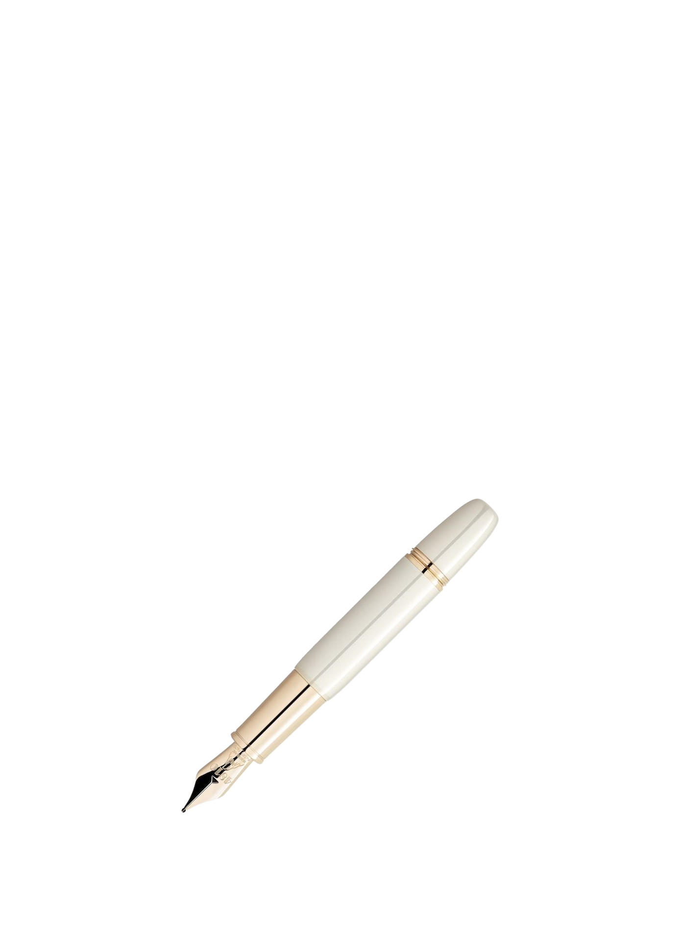 Stylo plume en laque précieuse MONTBLANC Blanc