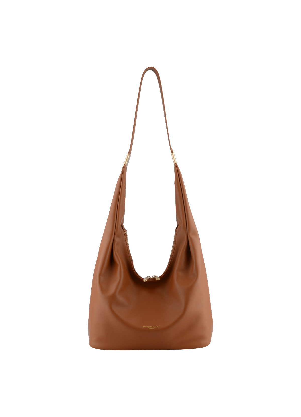 Arche | sac besace hobo en cuir de vachette POURCHET Marron