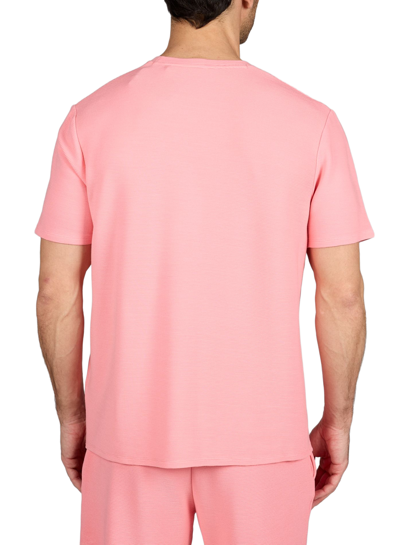 Short-sleeved round neck T-shirt BOSS Pink
