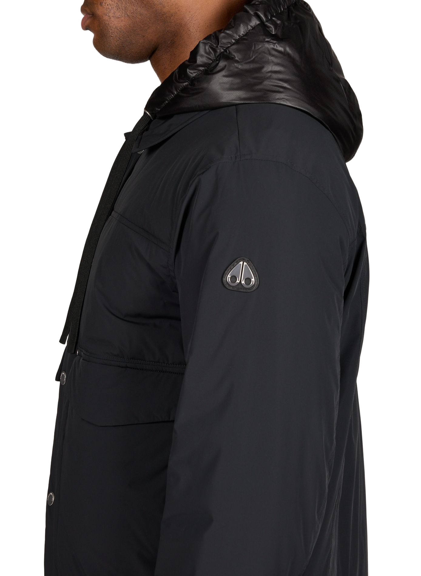 Manteau camionneur Brixton en duvet léger MOOSE KNUCKLES Noir
