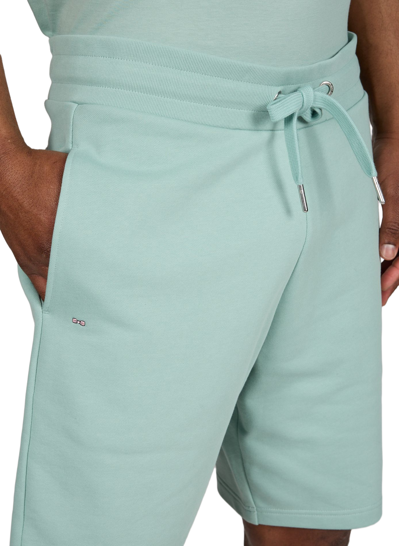 Short à logo en coton EDEN PARK Bleu