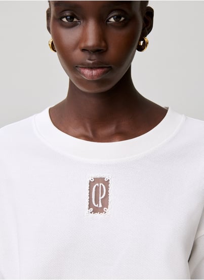 CLAUDIE PIERLOT Sweatshirt Dames Sweat T EU 36 gris clair CLAUDIE PIERLOT Sweatshirt Dames Sweat T EU 36 gris clair