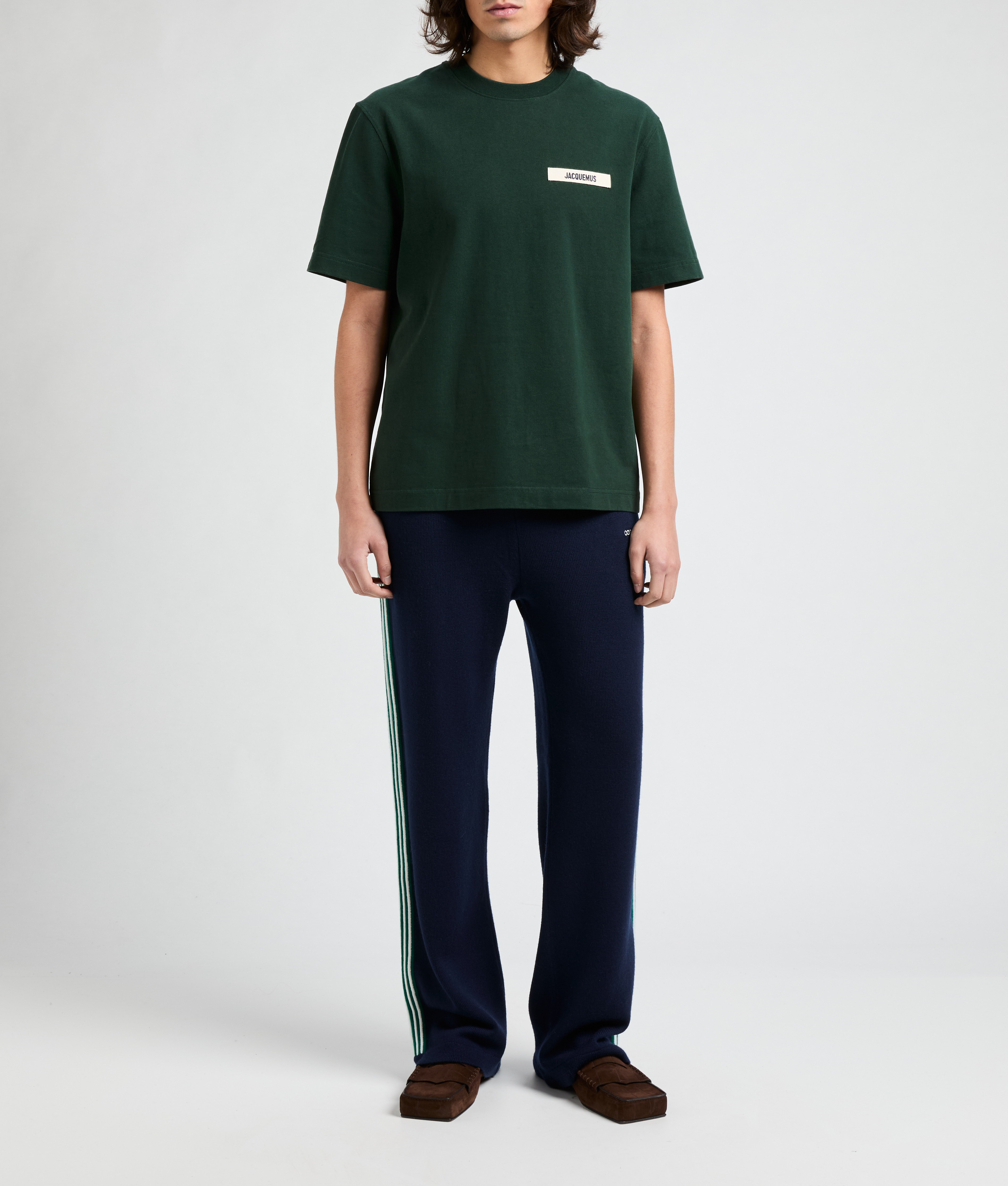 Cropped wool trousers CASABLANCA PARIS Blue