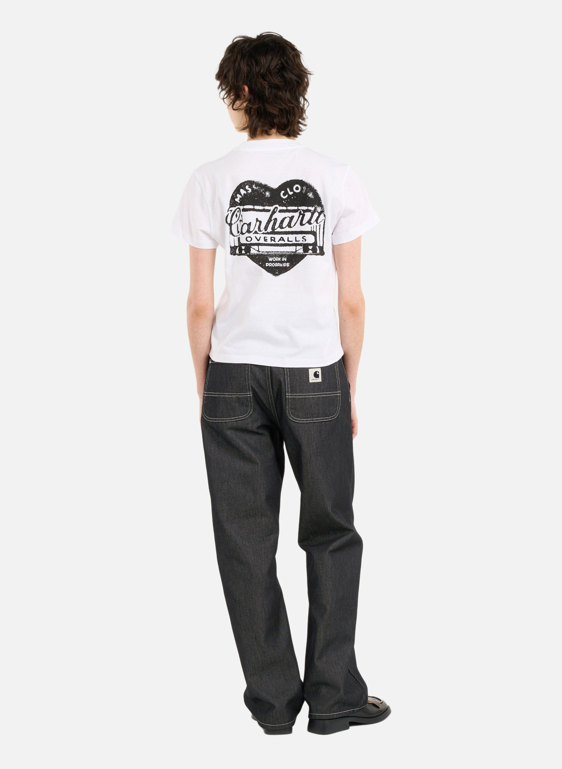 T-shirt w' s/s garble t-shirt CARHARTT WIP Blanc