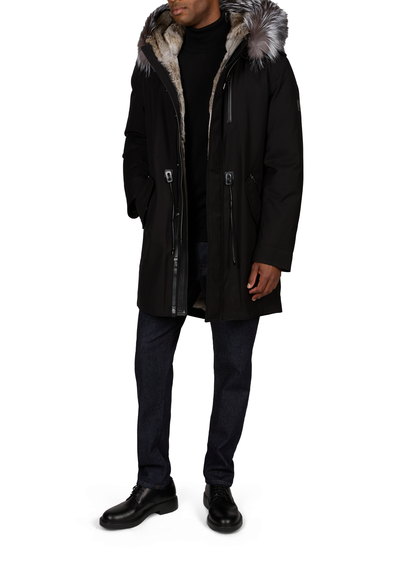 Rechte parka Moritz met capuchon MACKAGE Zwart