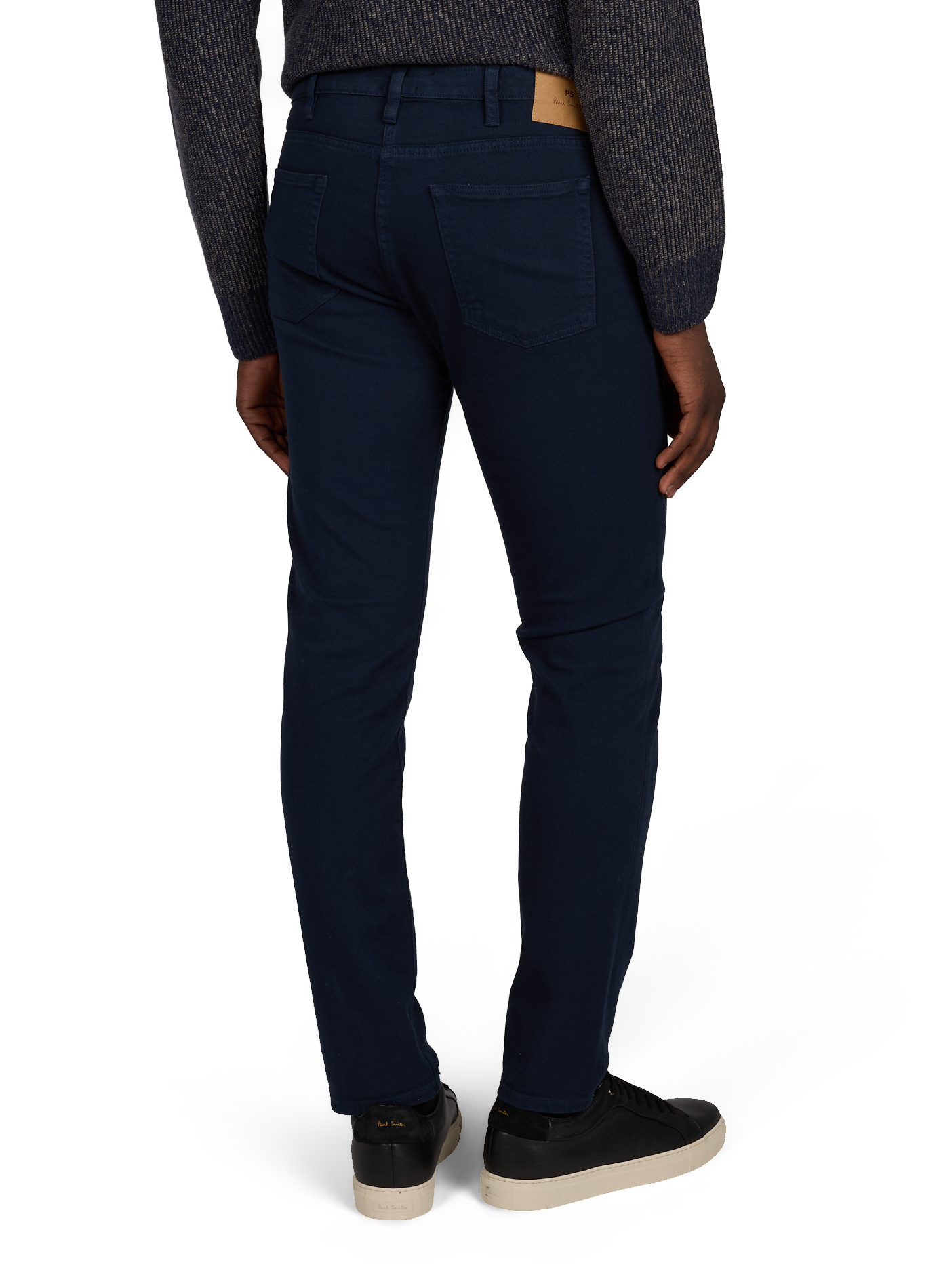 Jeans slim brut en coton mélangé PAUL SMITH Bleu