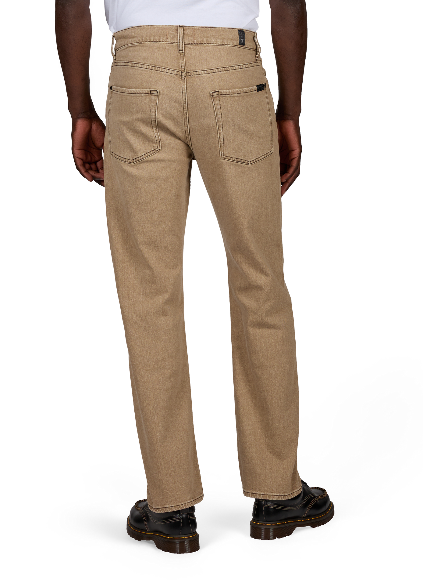 Jeans Easy Straight en coton mélangé | Marron 7 FOR ALL MANKIND Homme