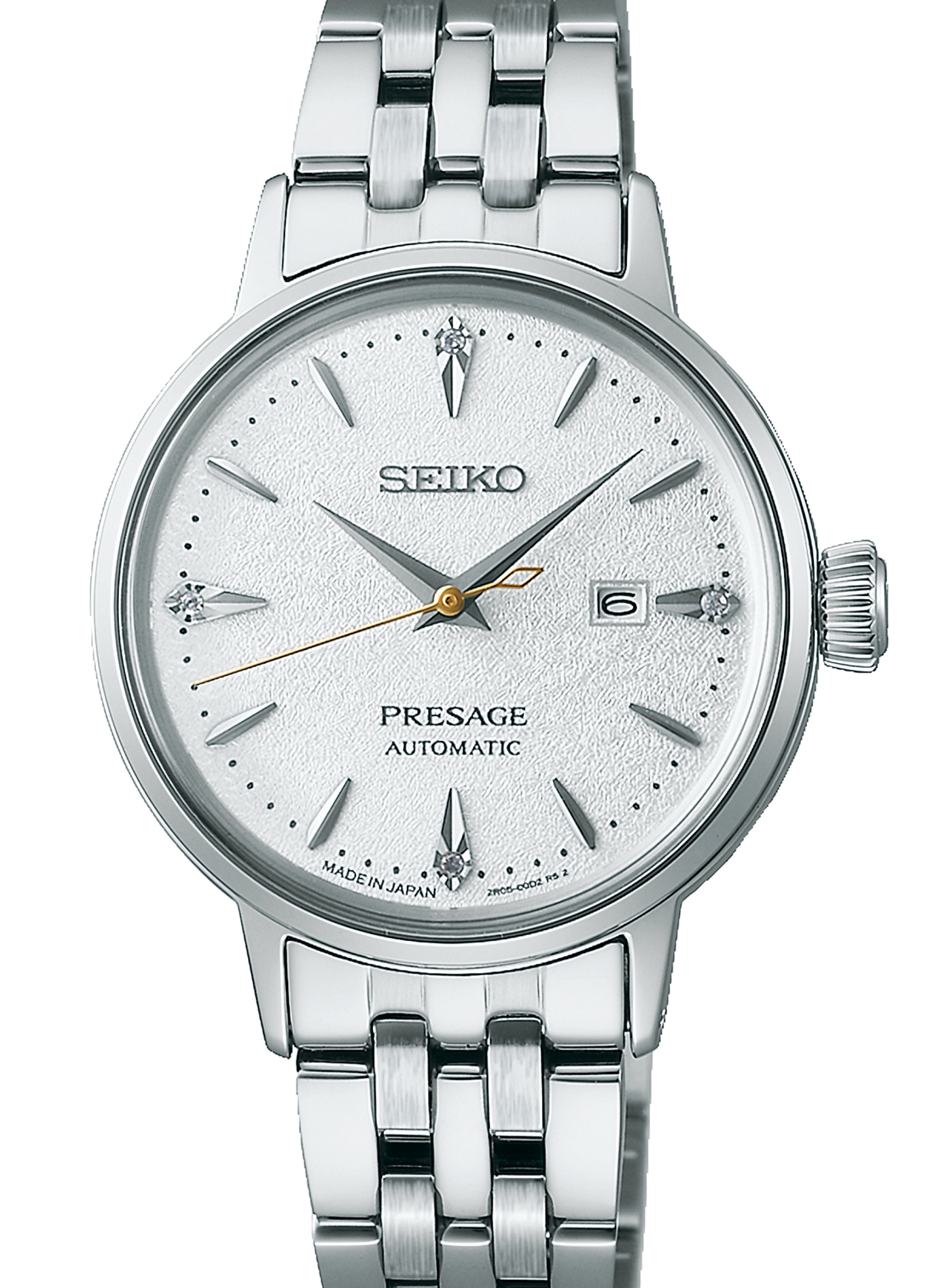 Montre automatique Presage en acier inoxydable SEIKO Blanc