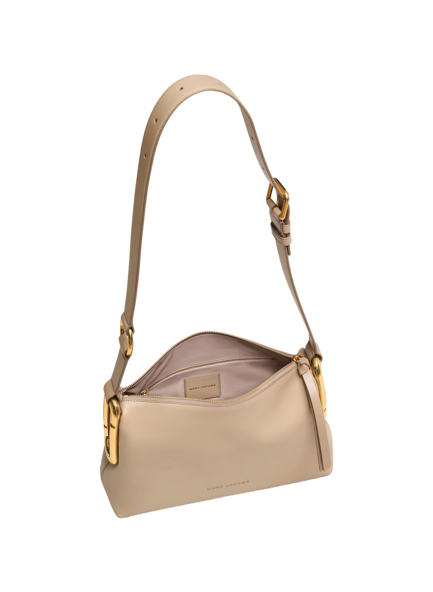 The Scene Medium leather shoulder bag MARC JACOBS Grey