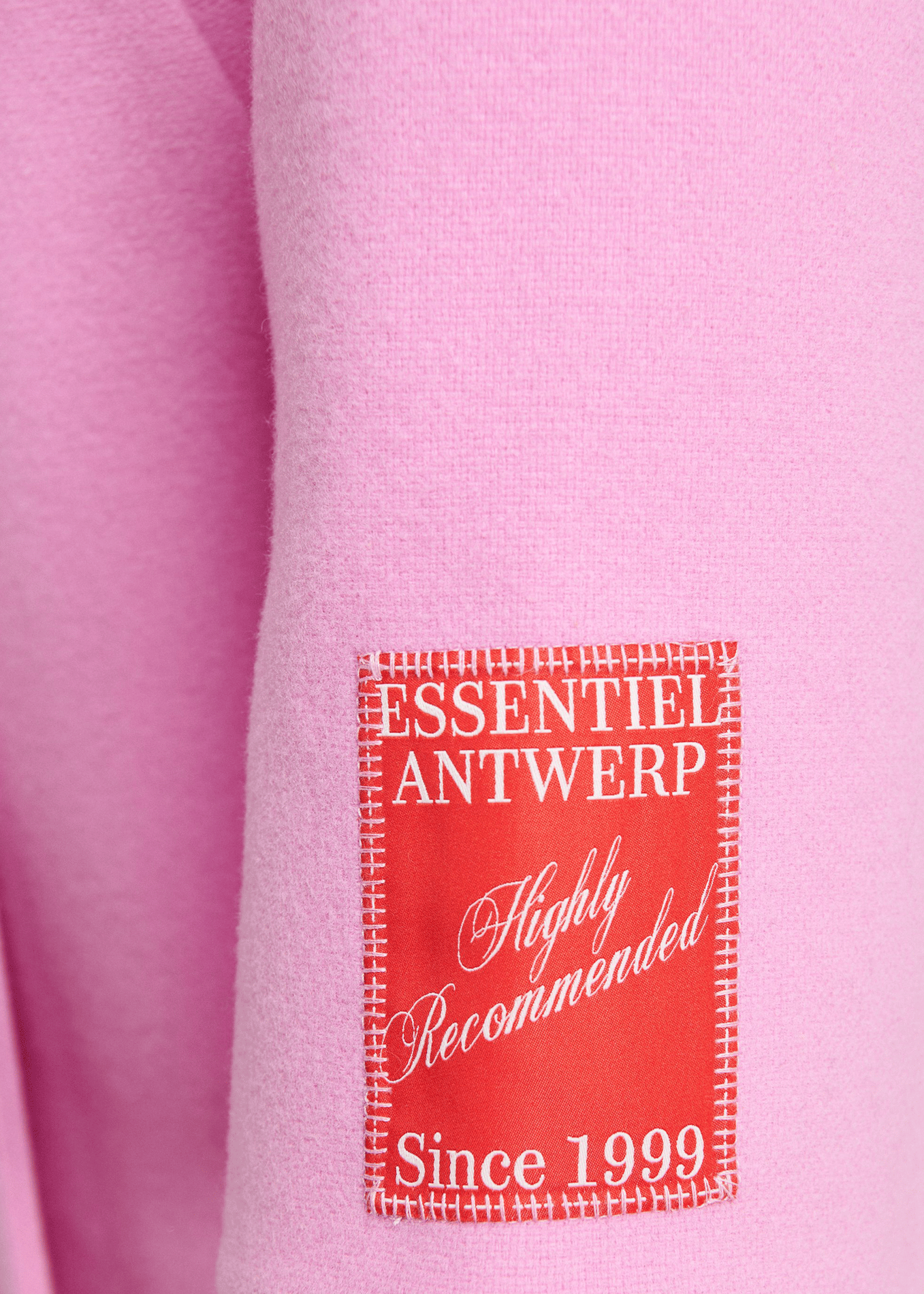 Manteau col taileur en laine kidney ESSENTIEL ANTWERP Rose