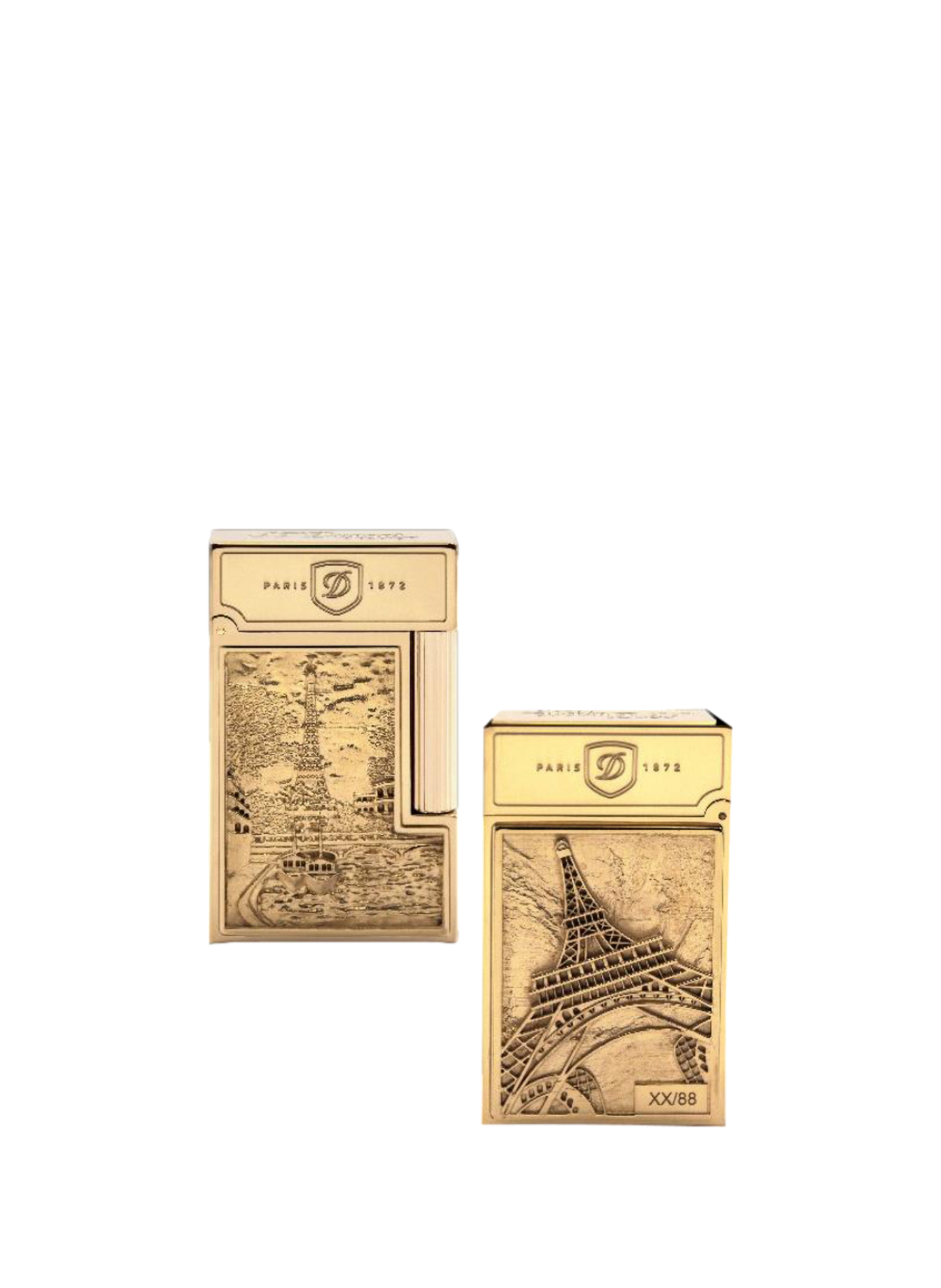Briquet Tour Eiffel Haute Création Ligne 2 S.T. DUPONT Doré