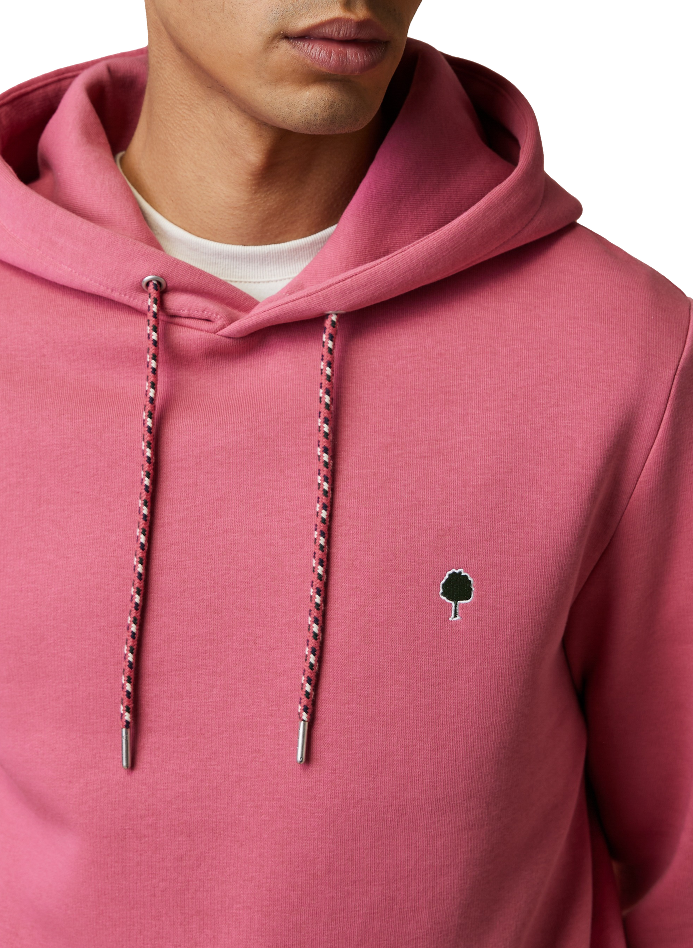 Sweatshirt ample en coton mélangé FAGUO Rose