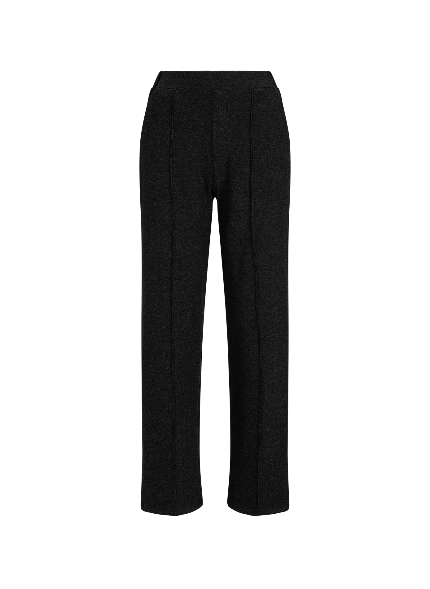 Plain straight-leg Yuki trousers MUS & BOMBON Grey