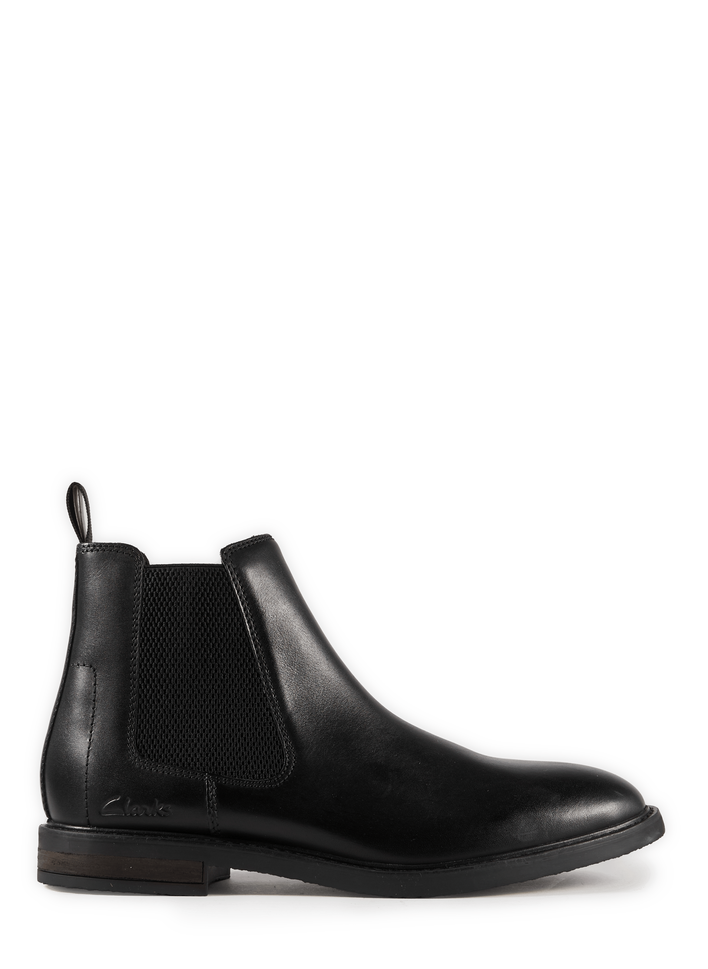 Leather ankle boots CLARKS Black