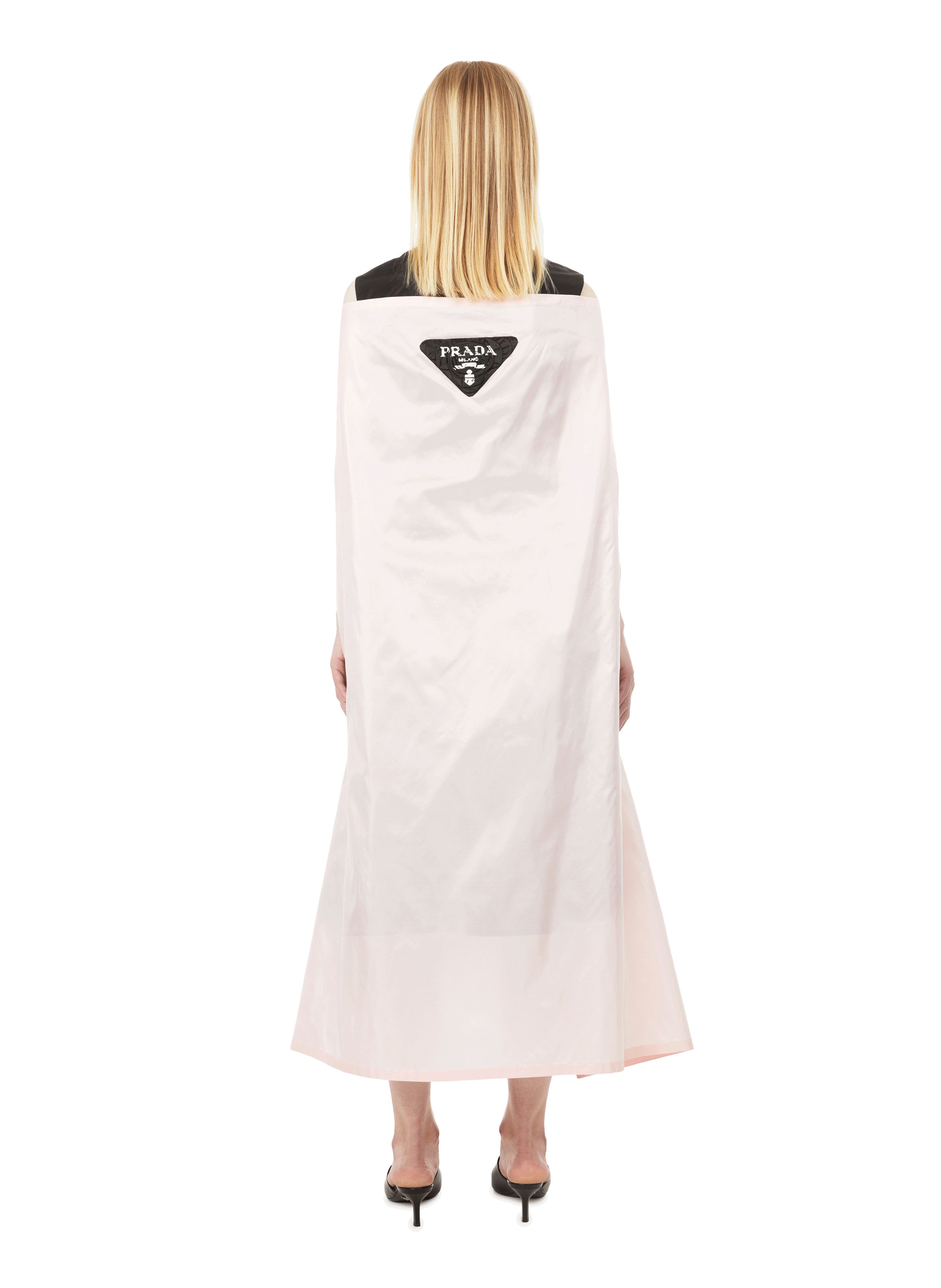 Silk cape PRADA Black