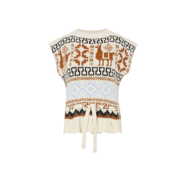 Pull Nuna en alpaga mélangé