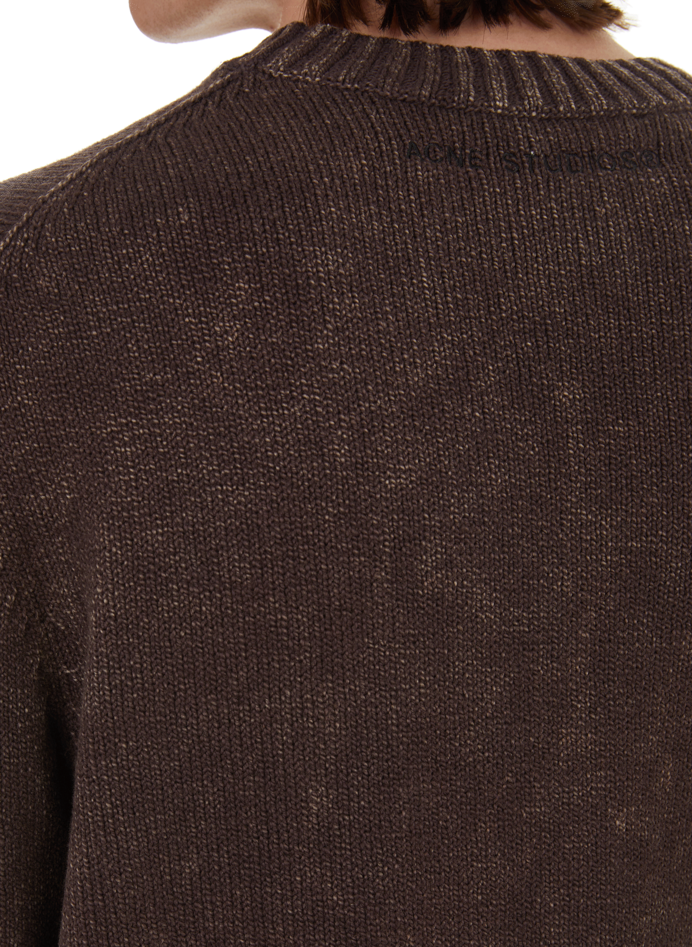 Pull en maille ACNE STUDIOS Marron