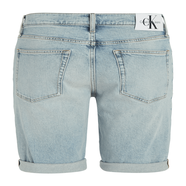 Calvin Klein Denim Bermuda Shorts In Blue
