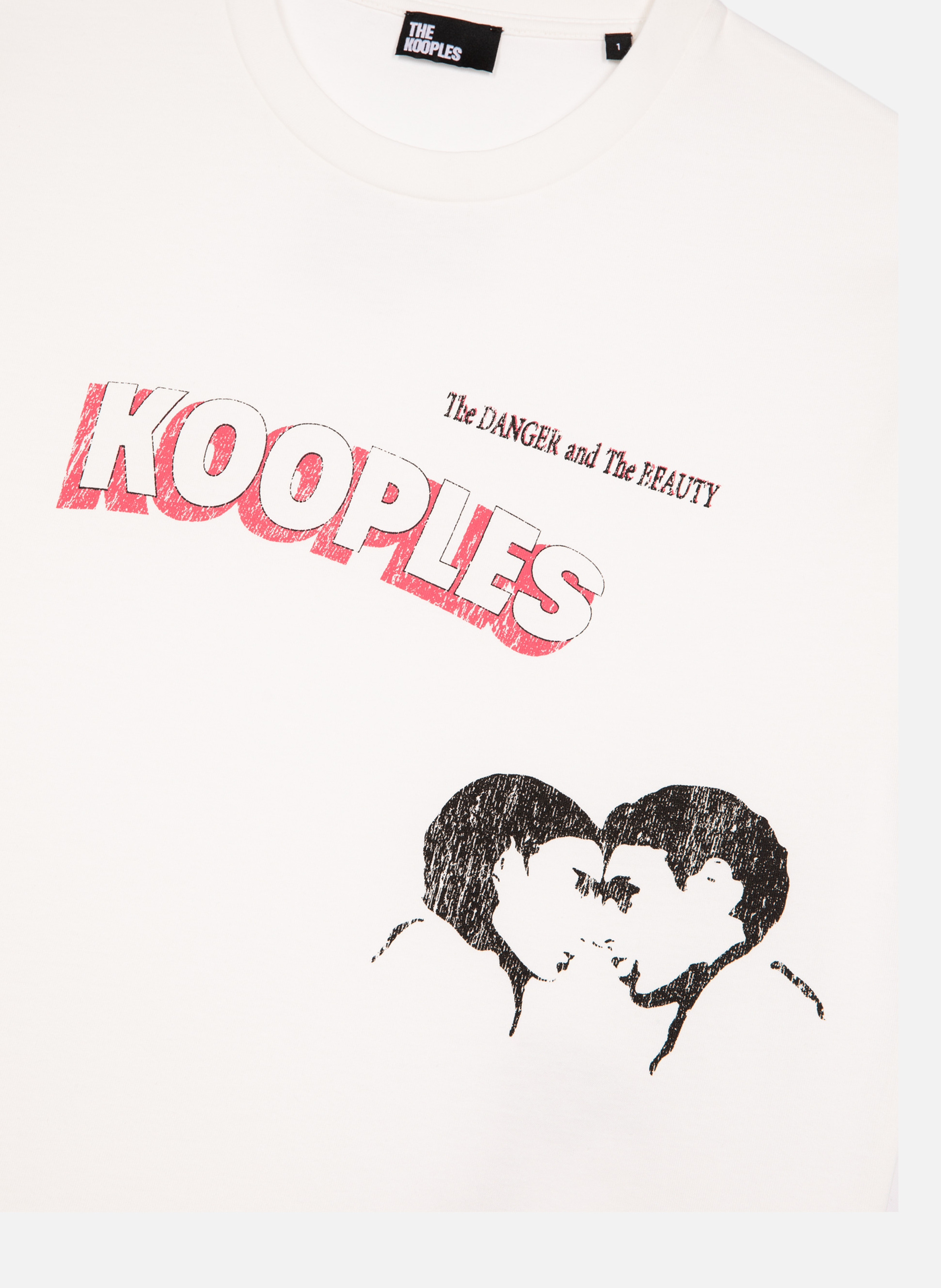 T-shirt avec sérigraphie THE KOOPLES Blanc