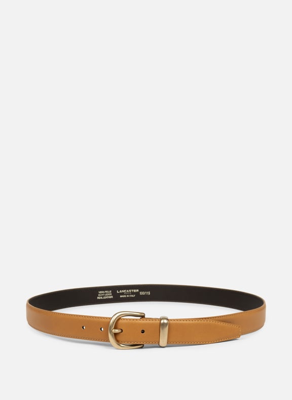 Ceinture - ceinture cuir lisse femme Marron by LANCASTER LANCASTER Ceinture - ceinture cuir lisse femme Marron
