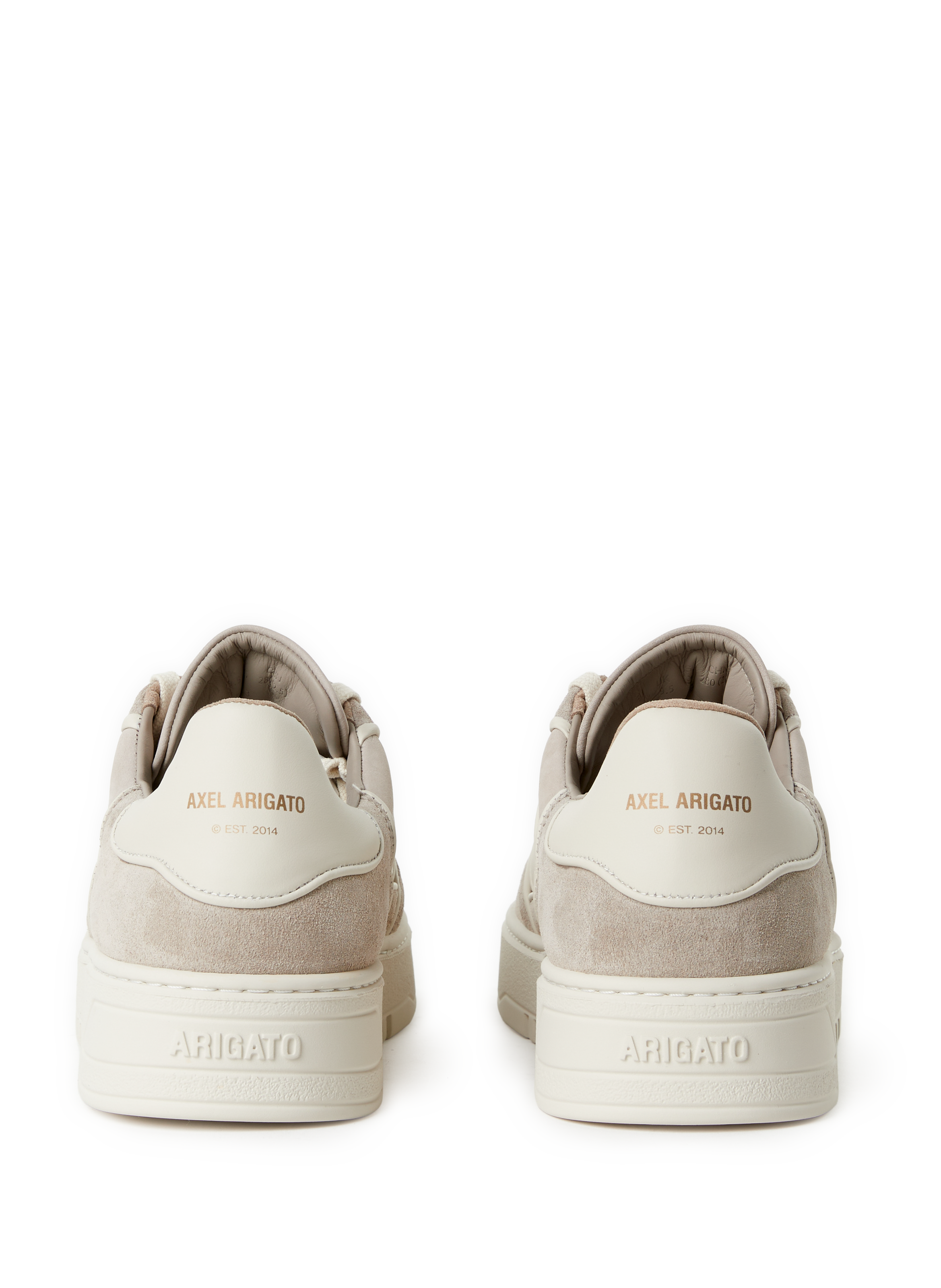 Leather low-top platform sneakers AXEL ARIGATO Beige