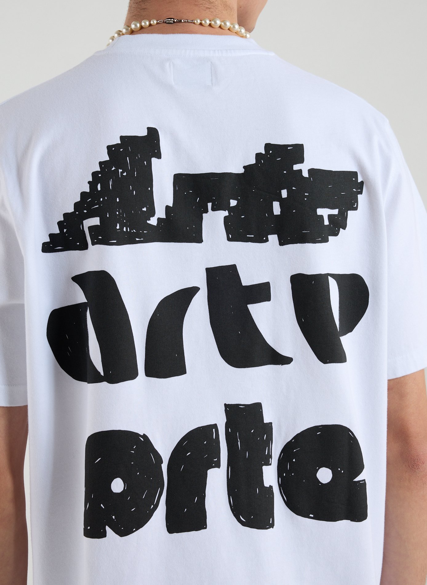 Cotton round-neck T-shirt ARTE ANTWERP White