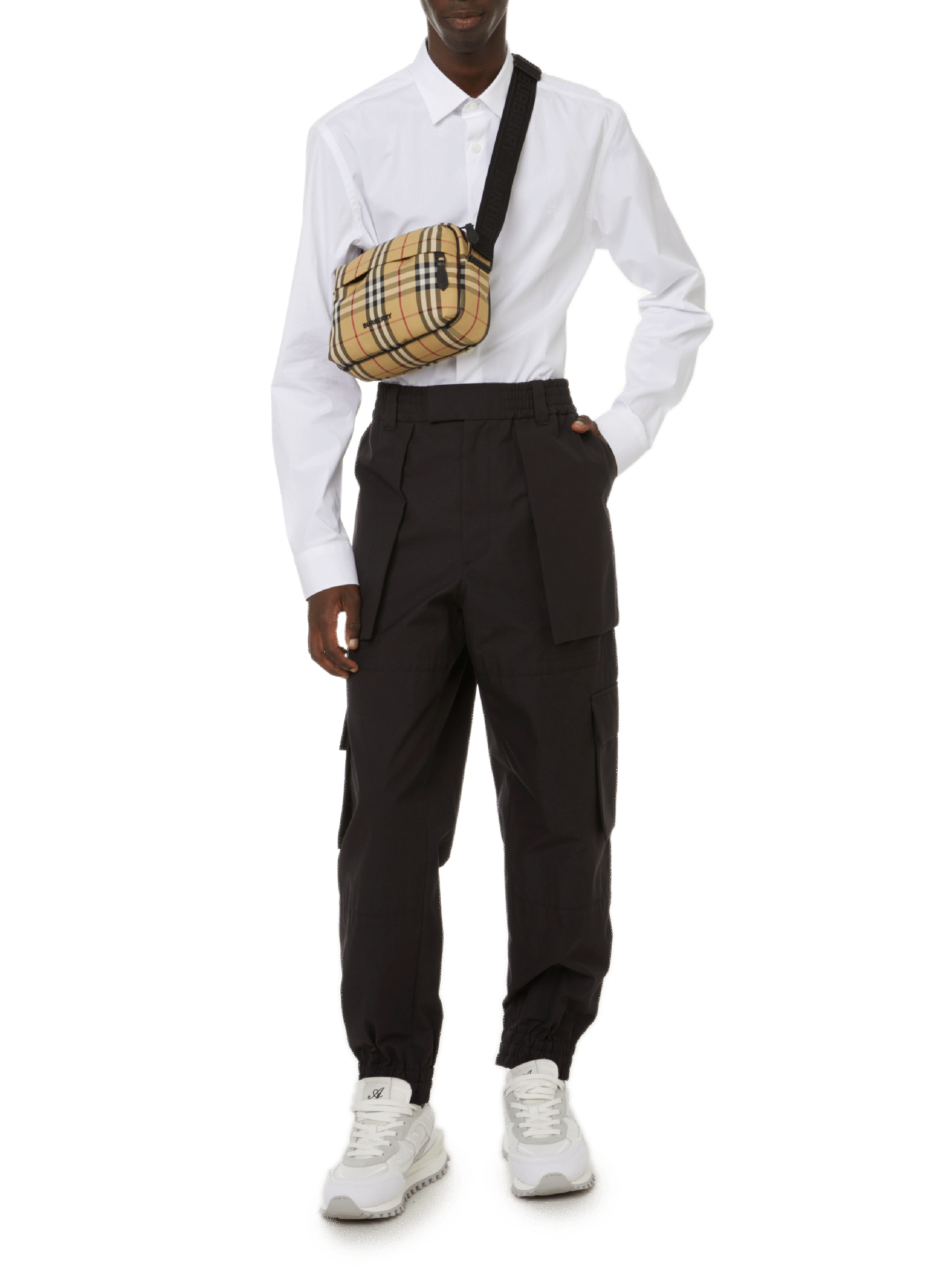 Pantalon cargo ALEXANDER MCQUEEN Noir