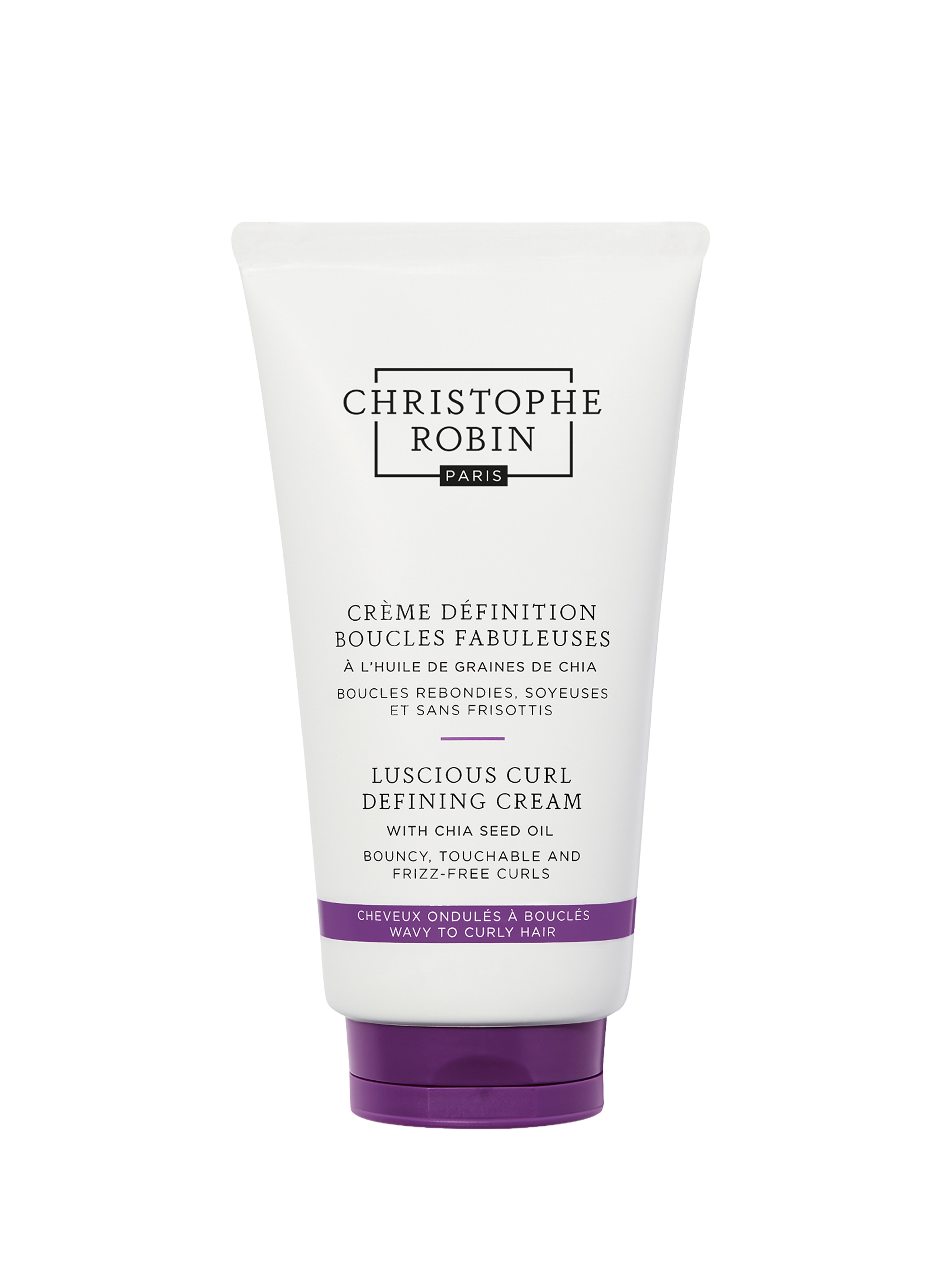 CHRISTOPHE ROBIN Crème Boucles fabuleuses à l'huile de graines de chia No color