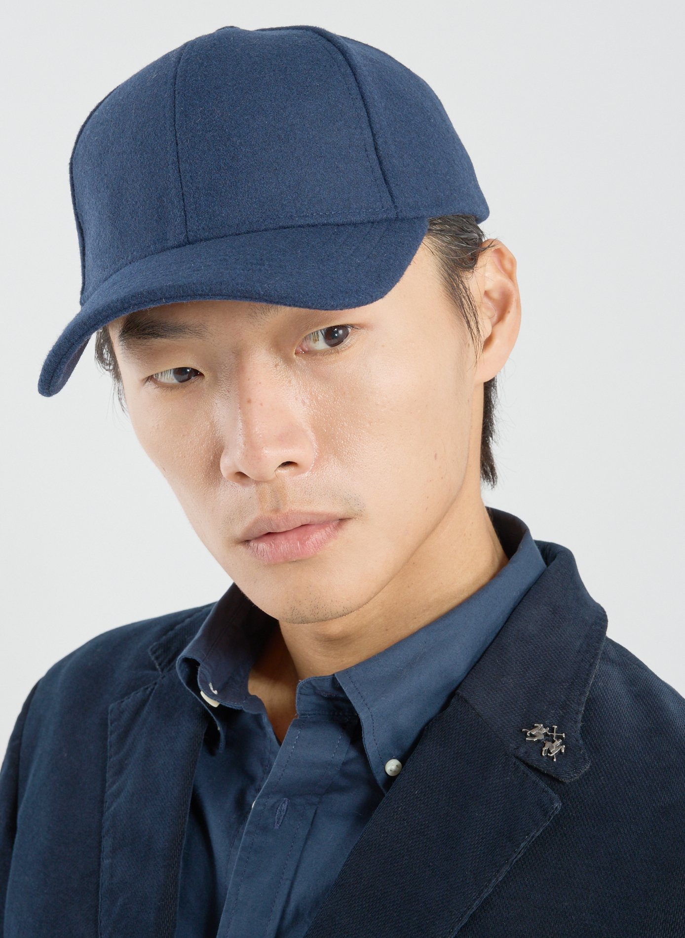 Wool-blend baseball cap SAISON 1865 Blue