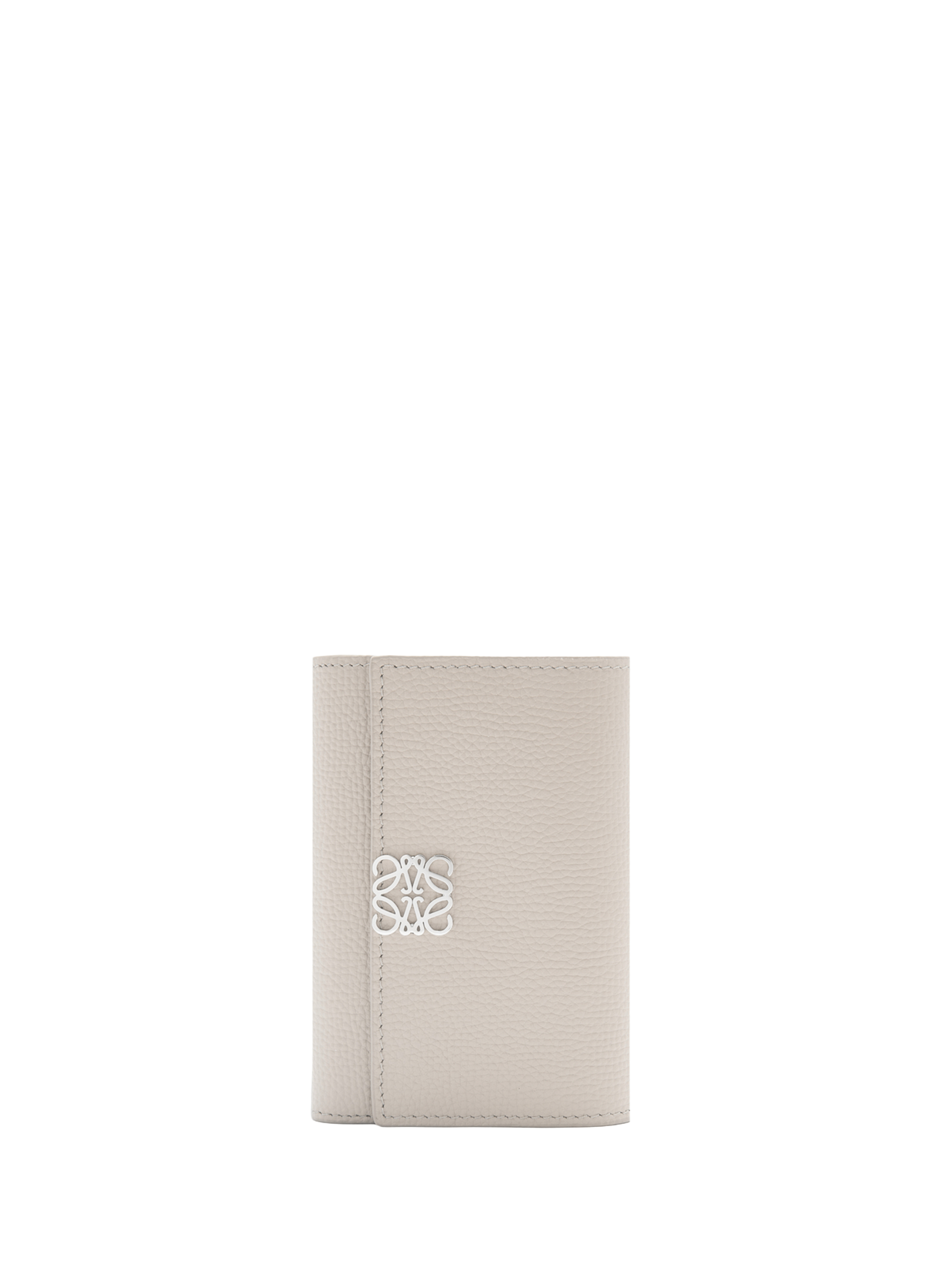 LOEWE Grained calfskin vertical wallet Grey