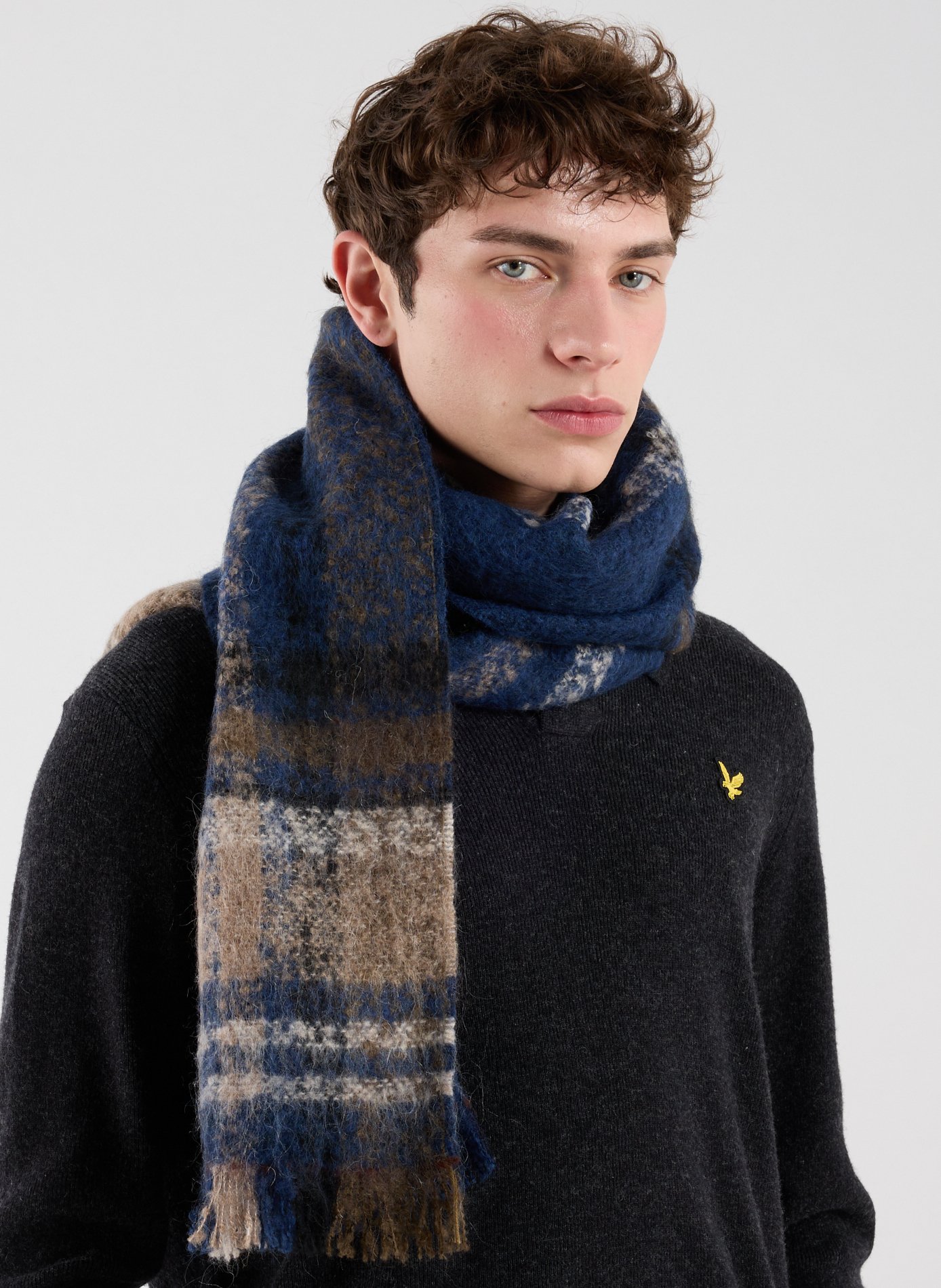 Mohair-blend scarf SAISON 1865 Multicolour