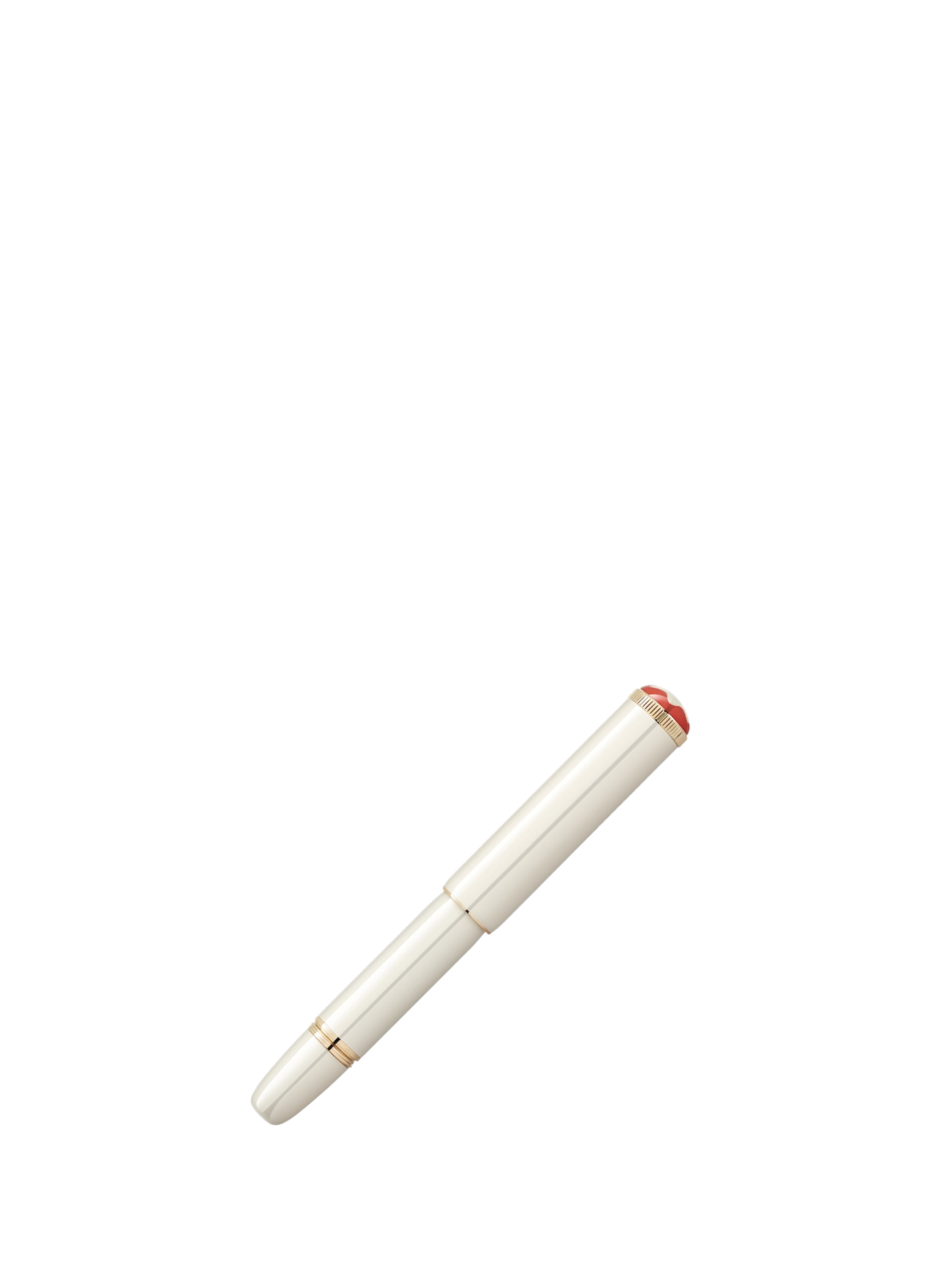 Stylo plume en laque précieuse MONTBLANC Blanc