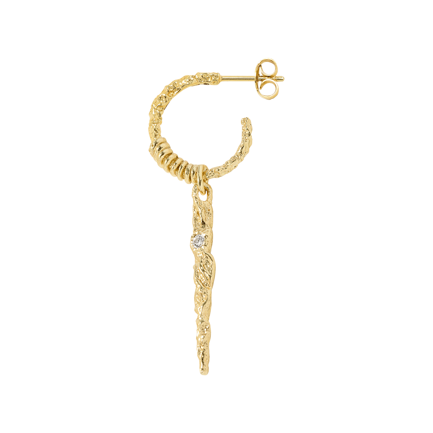 Boucle d'oreille oudi BA&SH Doré