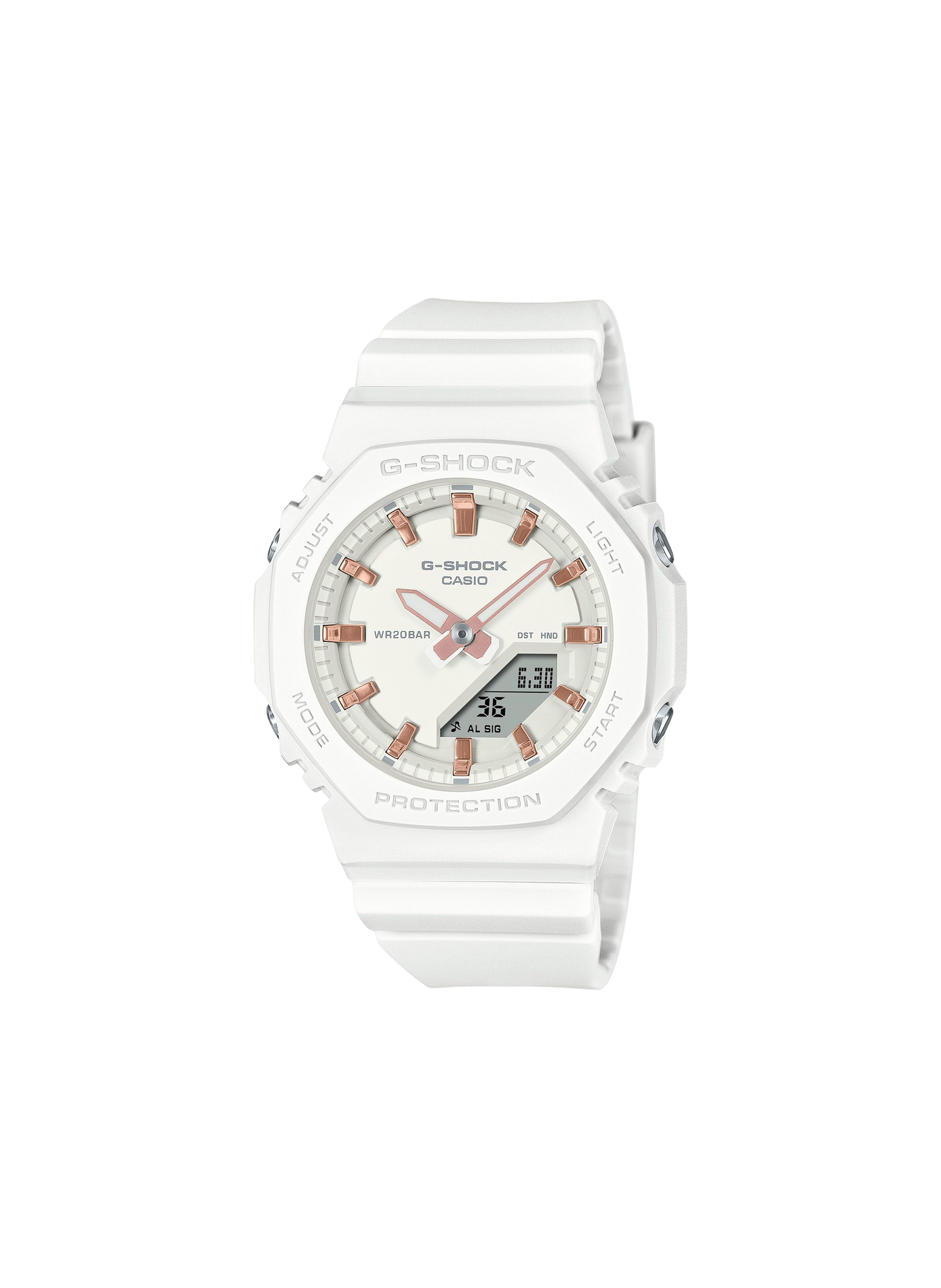 Montre quartz en résine CASIO Blanc