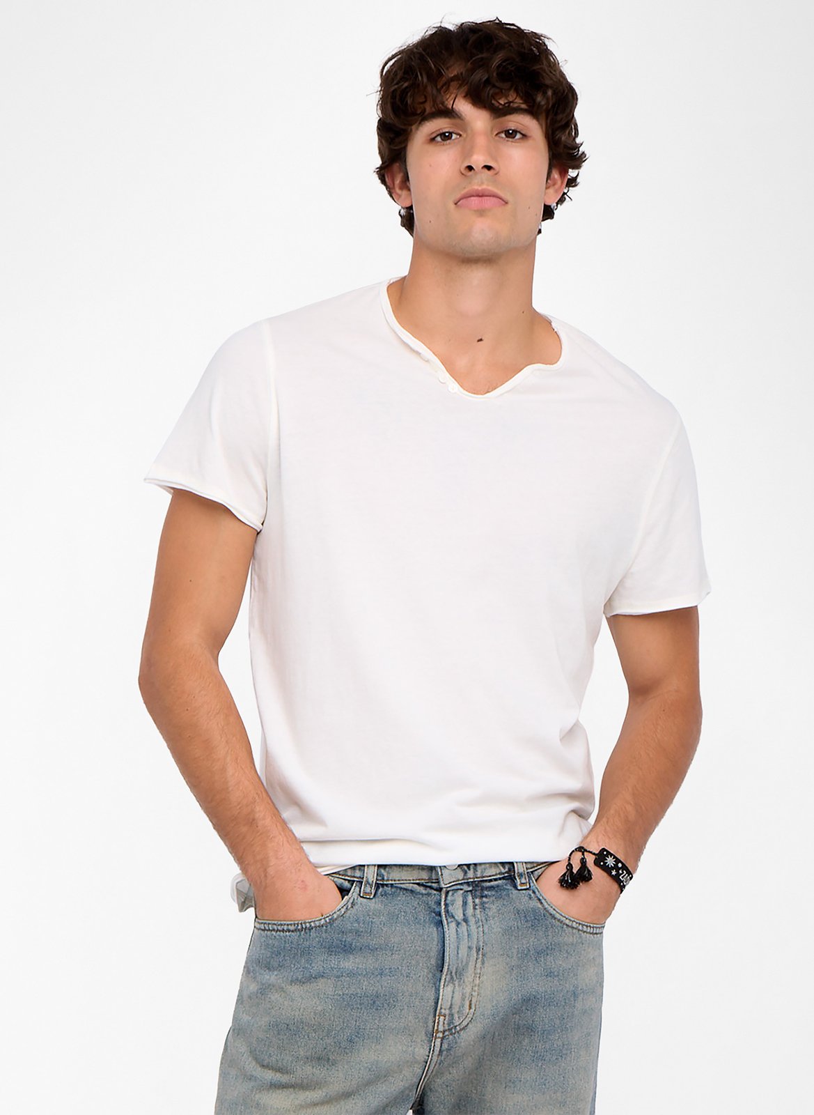 Tee-shirt droit imprimé dos monastir ZADIG&VOLTAIRE Blanc