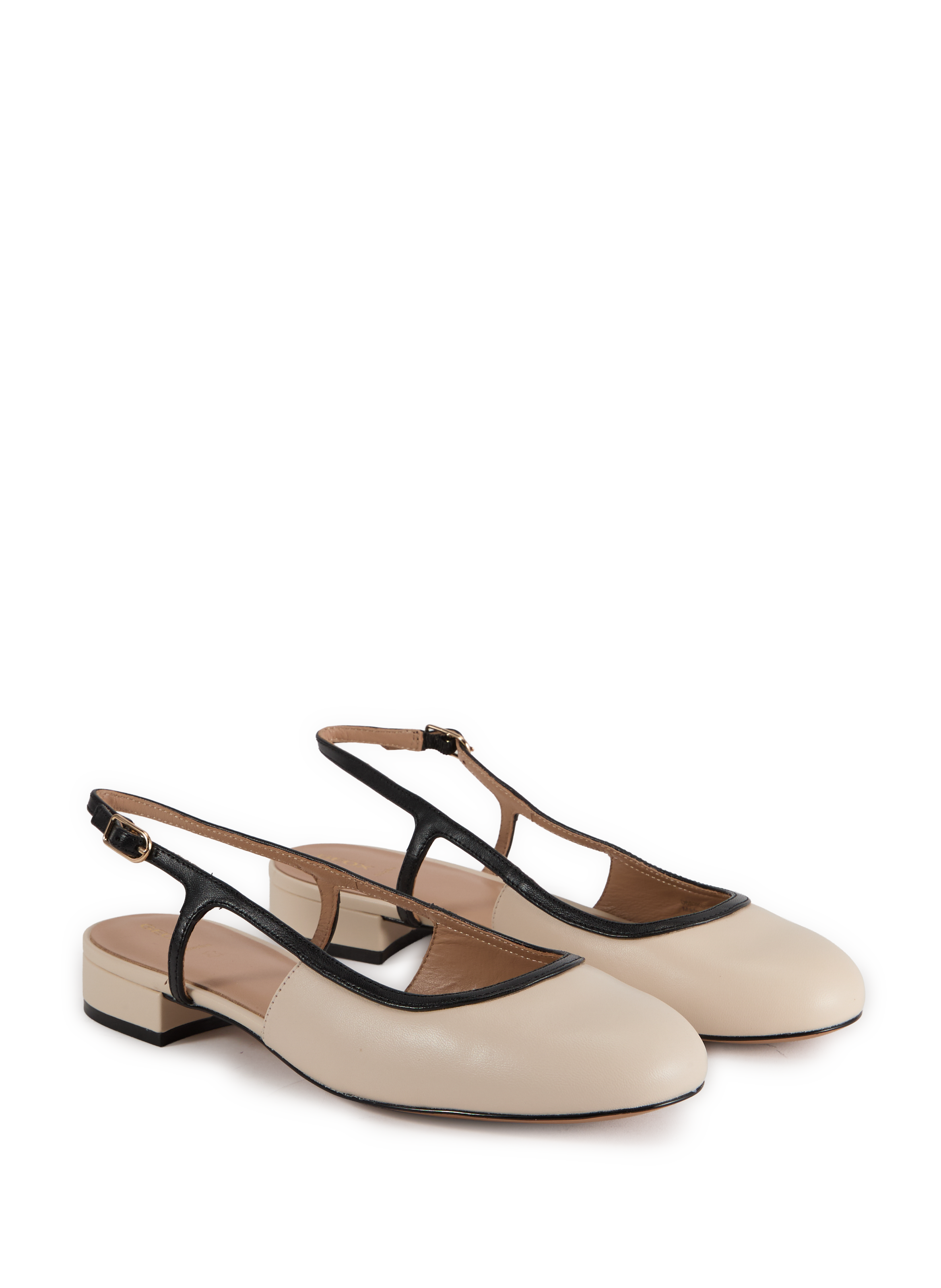 Virnilisa leather slingbacks GEOX Beige