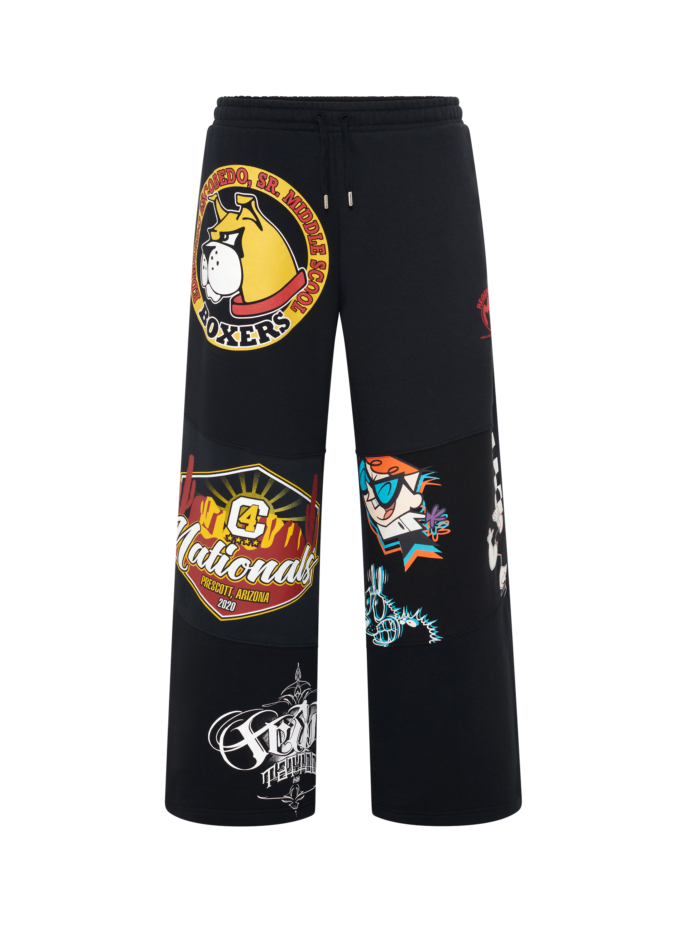 Pantalon de jogging regenerated graphique en jersey unisexe MARINE SERRE Noir
