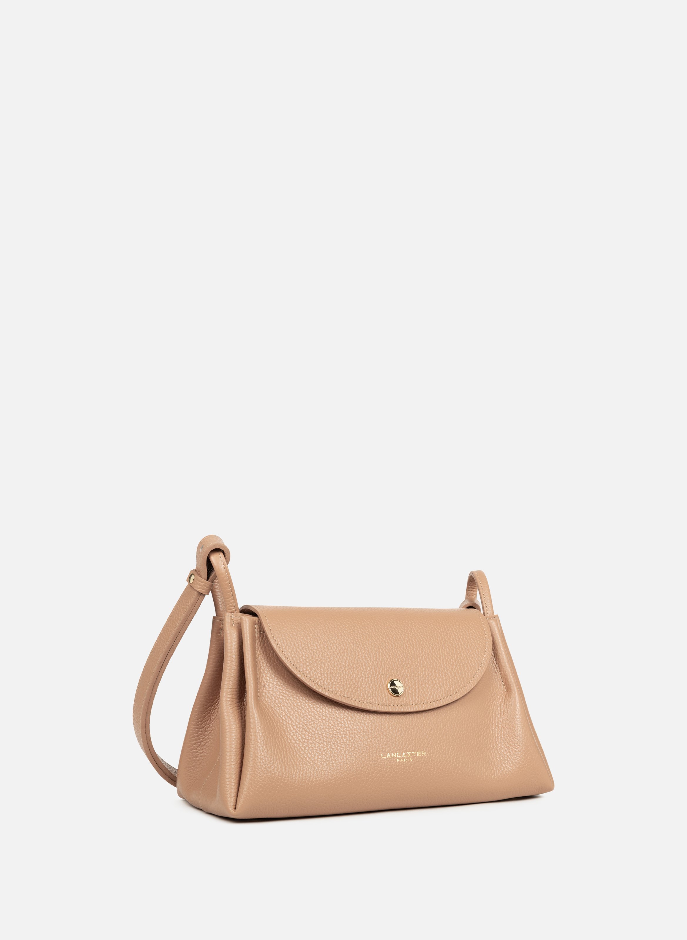 Grand sac trotteur - accordéon double Beige