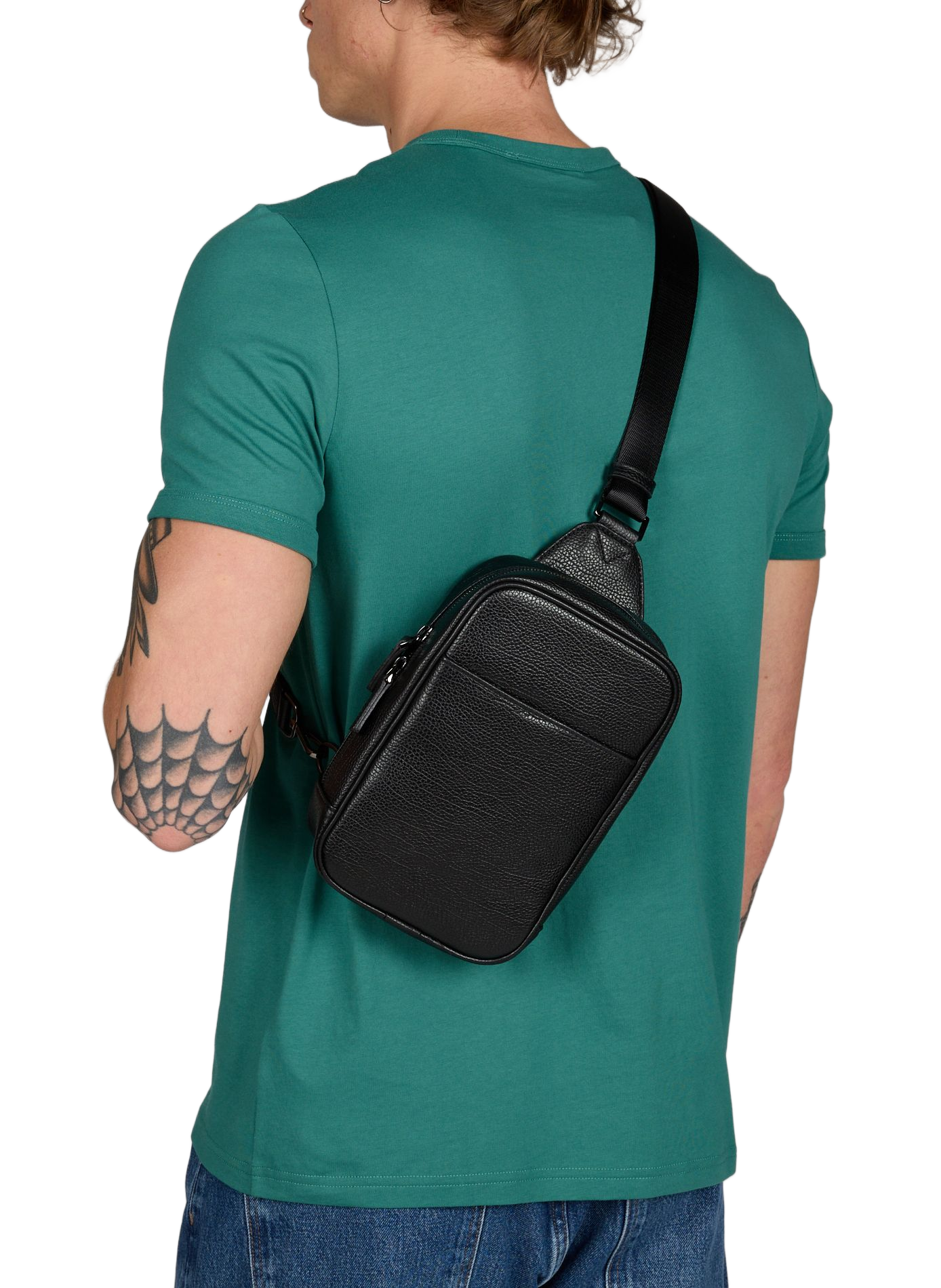 Grained leather bag SAISON 1865 Black