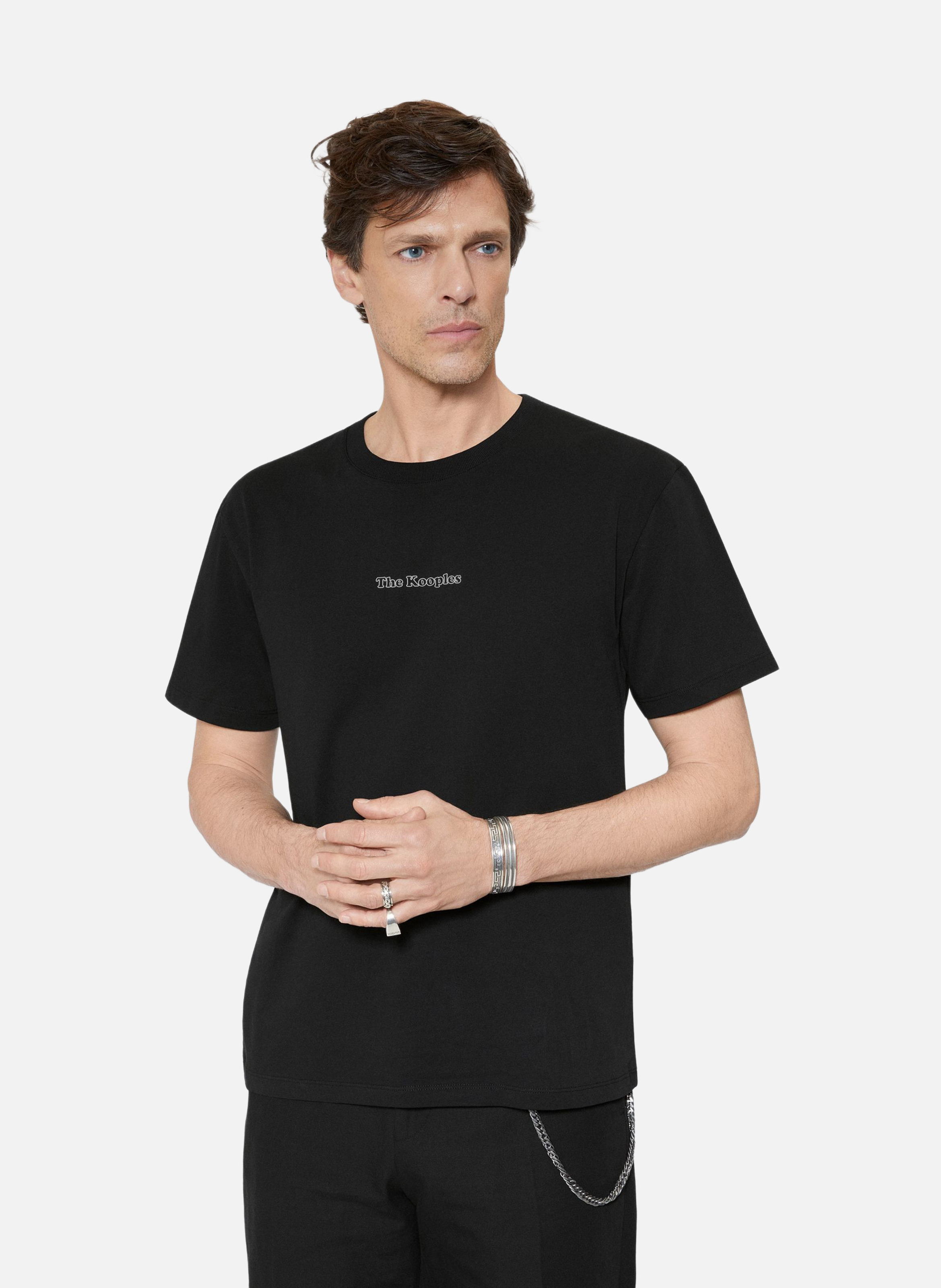 T-shirt avec logo détouré THE KOOPLES Noir