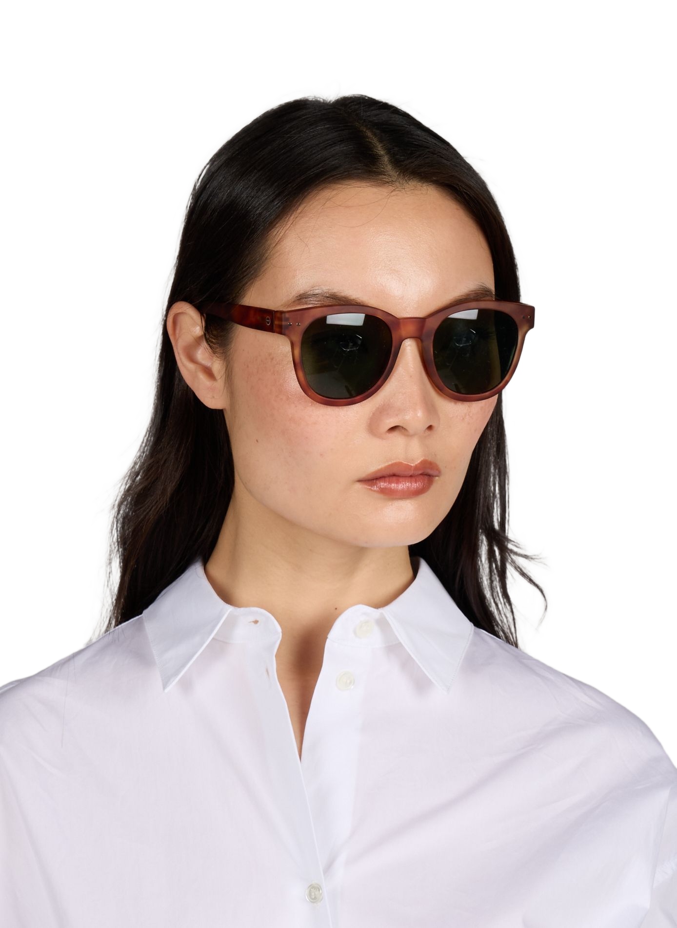 Lunettes de soleil rondes IZIPIZI Marron