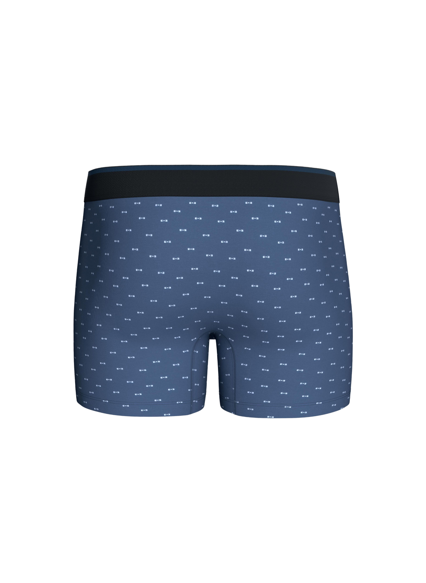 Stretch cotton boxer shorts with micro bow tie patterns EDEN PARK Blue
