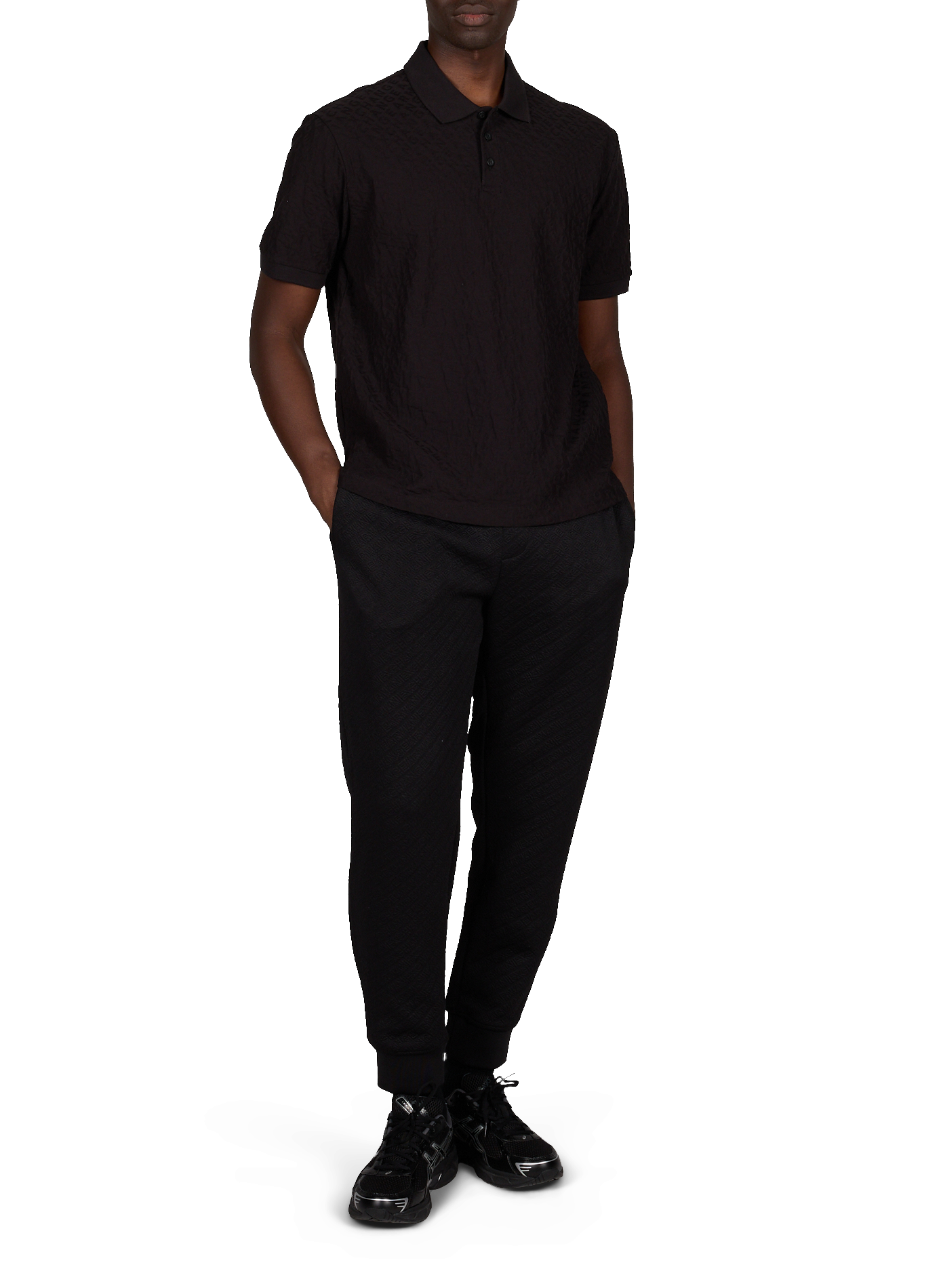 Pantalon de survêtement logotypé ARMANI EXCHANGE Noir