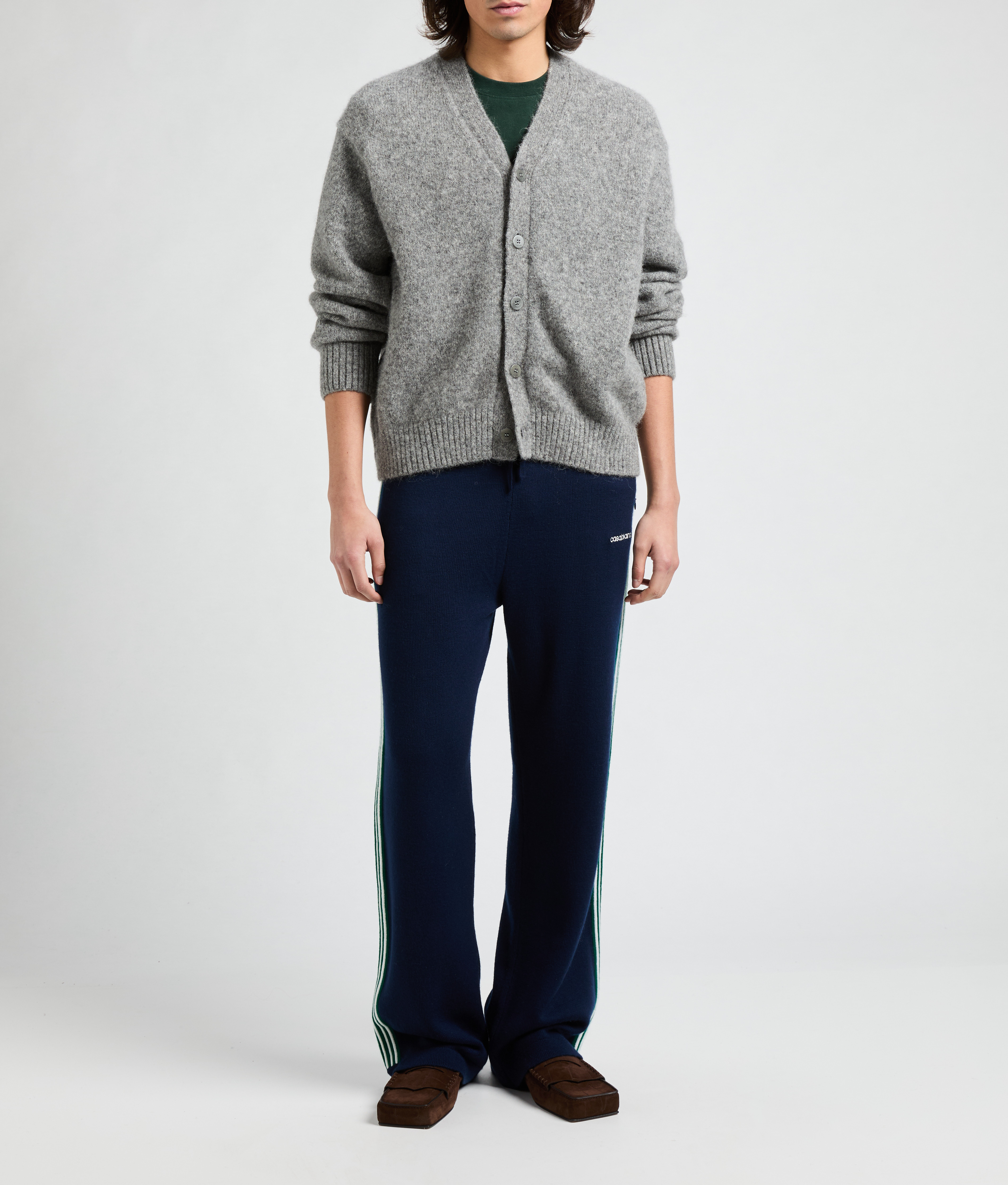 Pantalon en laine CASABLANCA PARIS Bleu