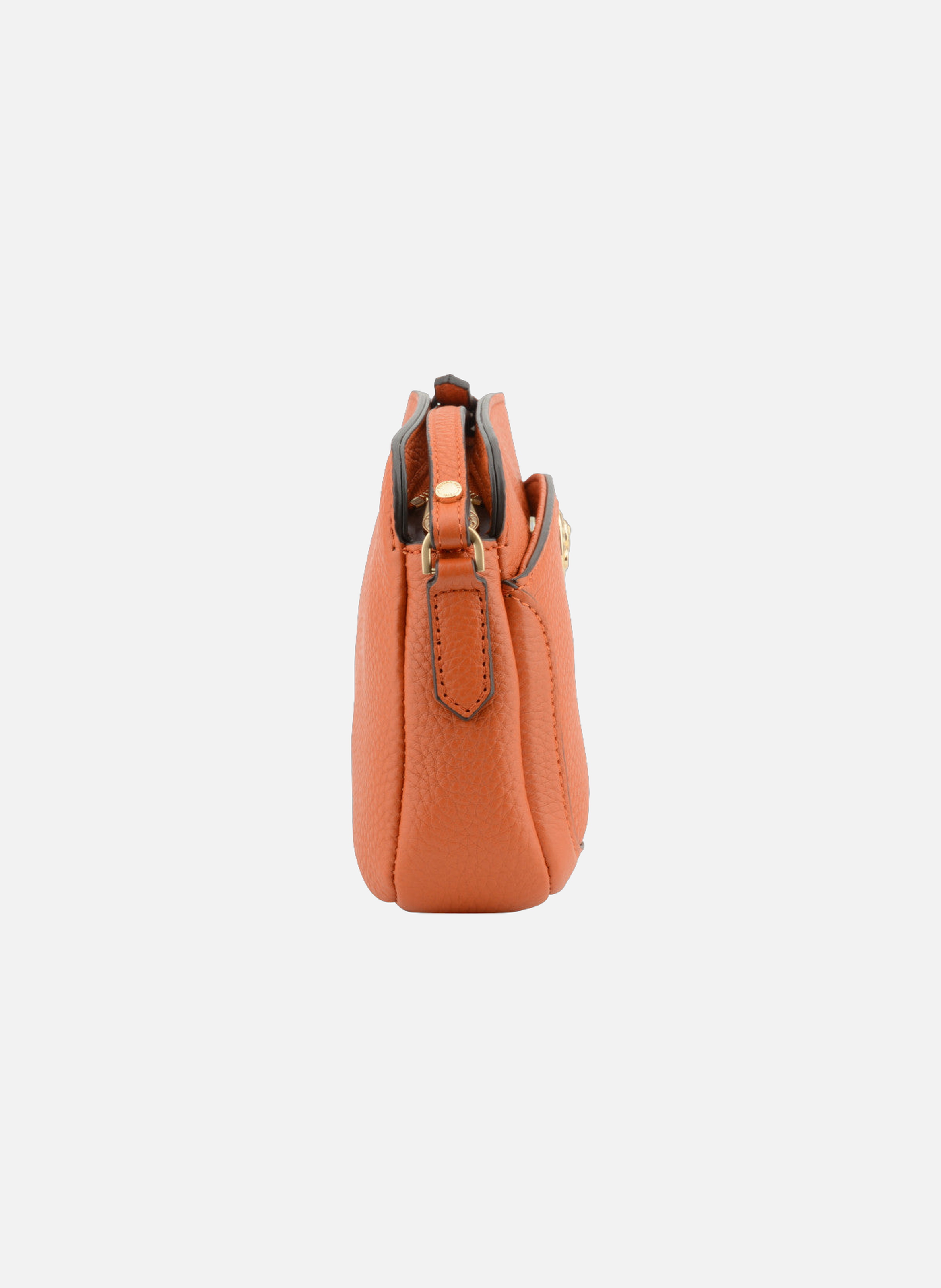 Image | sac cabas en cuir de vachette POURCHET Orange