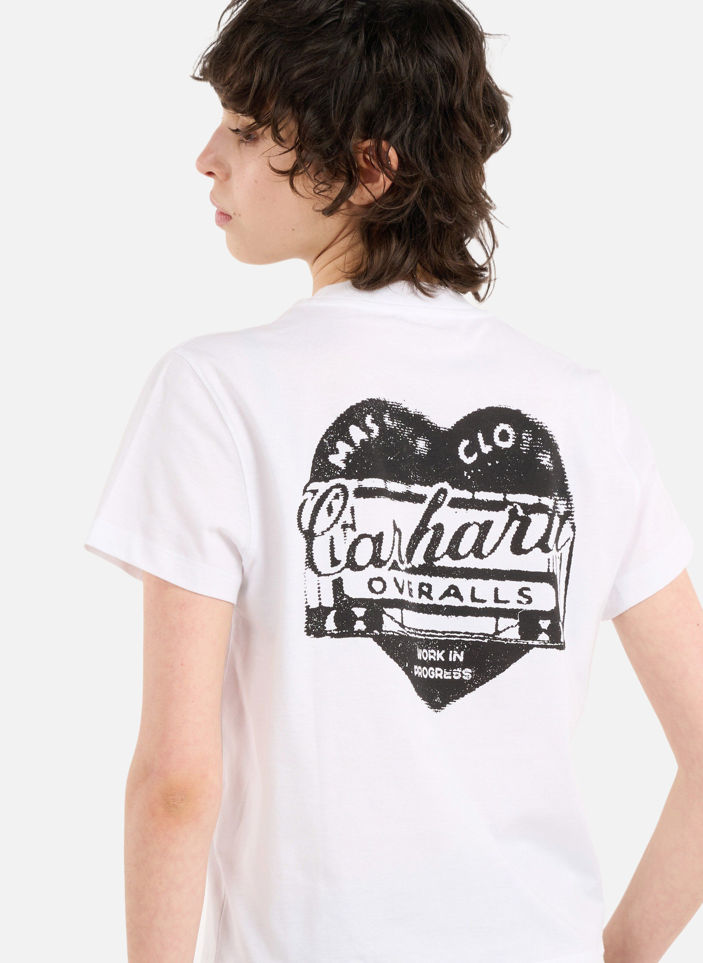 T-shirt w' s/s garble t-shirt CARHARTT WIP Blanc