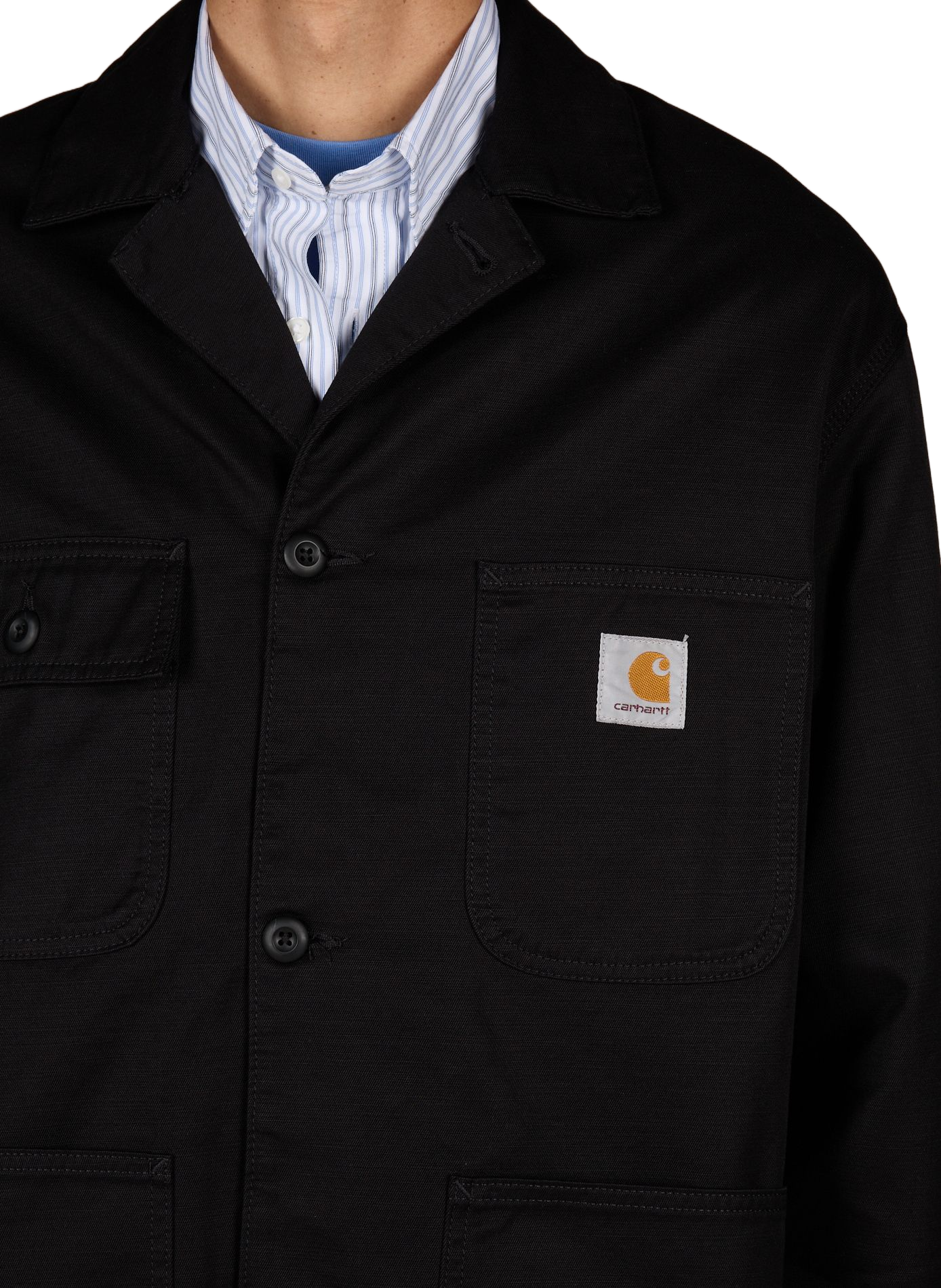 Straight-cut cotton Brader blazer CARHARTT WIP Black