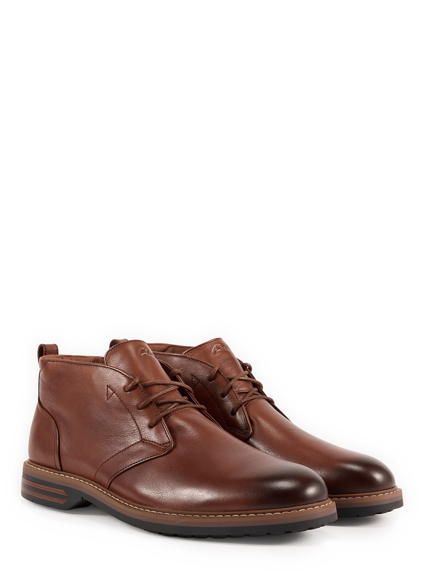 Schnürstiefeletten aus Leder CLARKS Braun