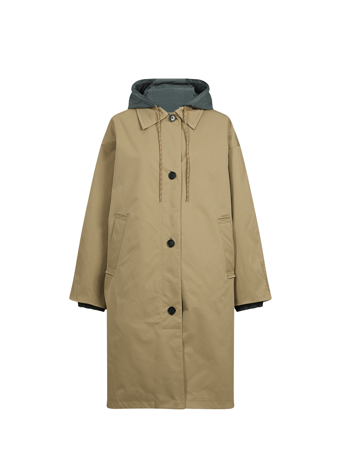 Oversized hooded jacket  BELLEROSE Beige